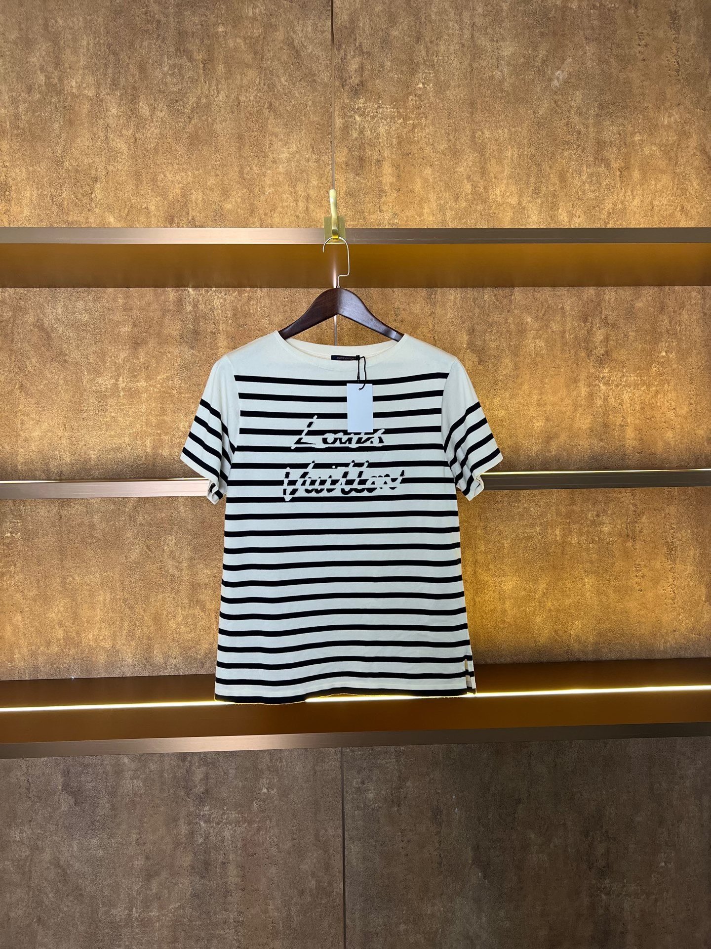 Louis Vuitton Striped Knit Short Sleeve