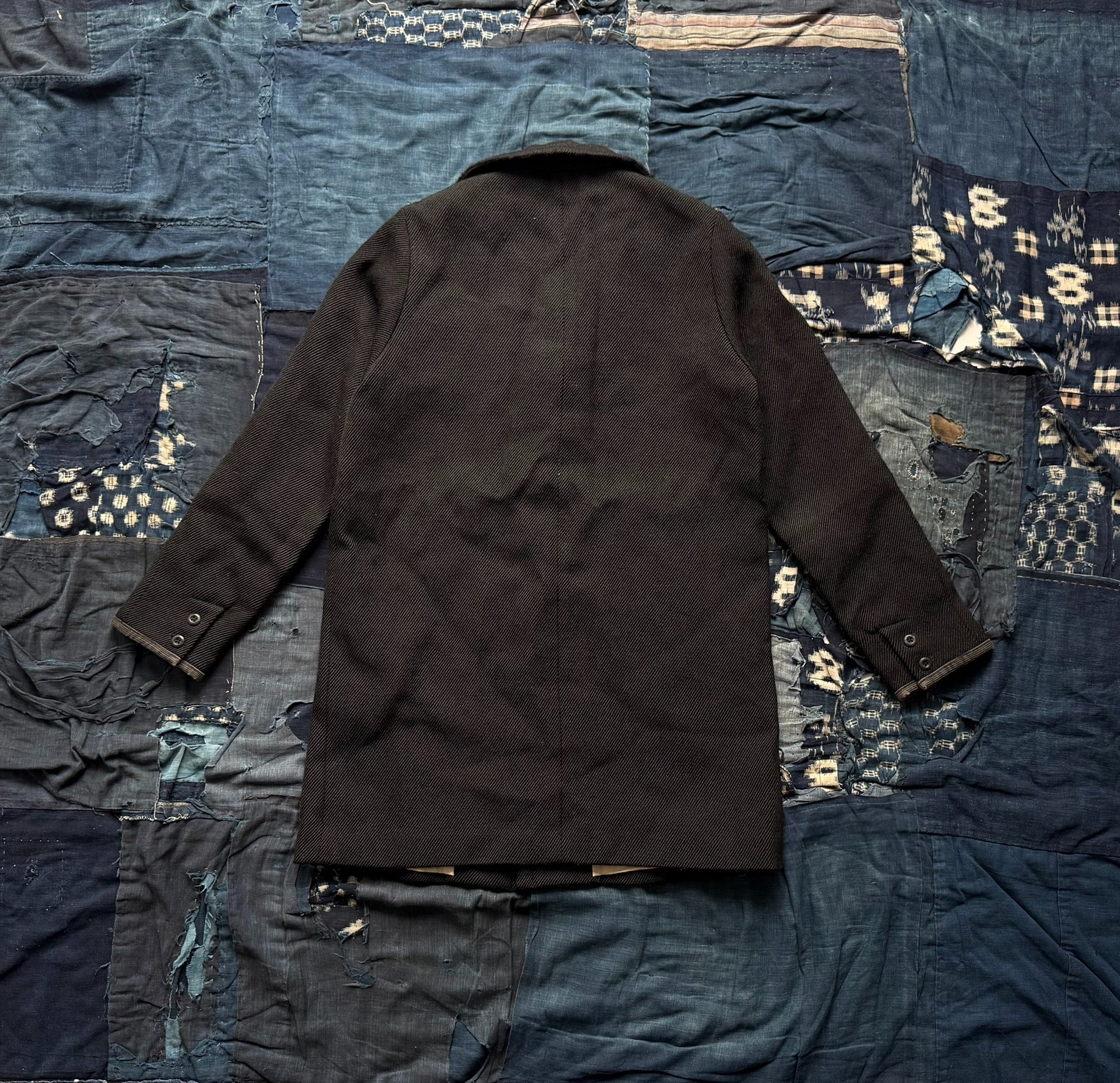 visvim 15AW Mies Wool Coat — detail