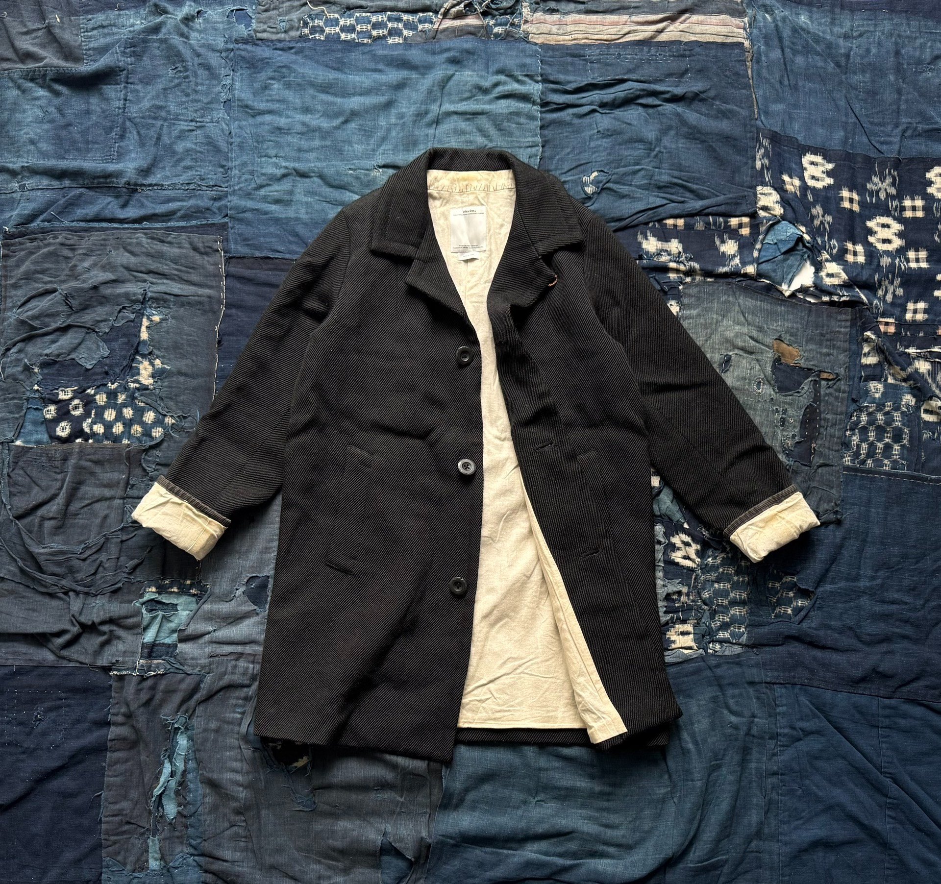 visvim 15AW Mies Wool Coat — front