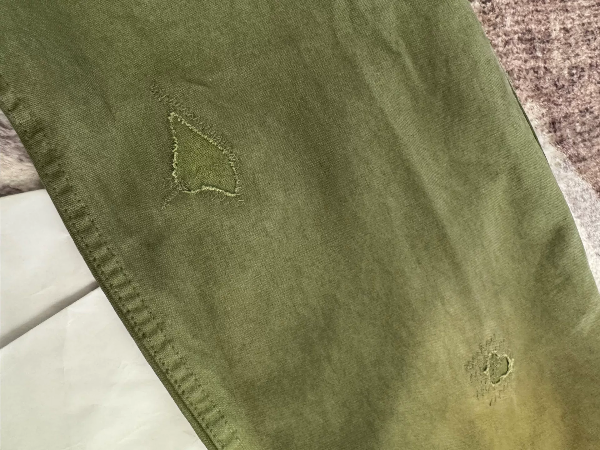 VISVIM 20AW GIFFORD PANTS DMGD — back