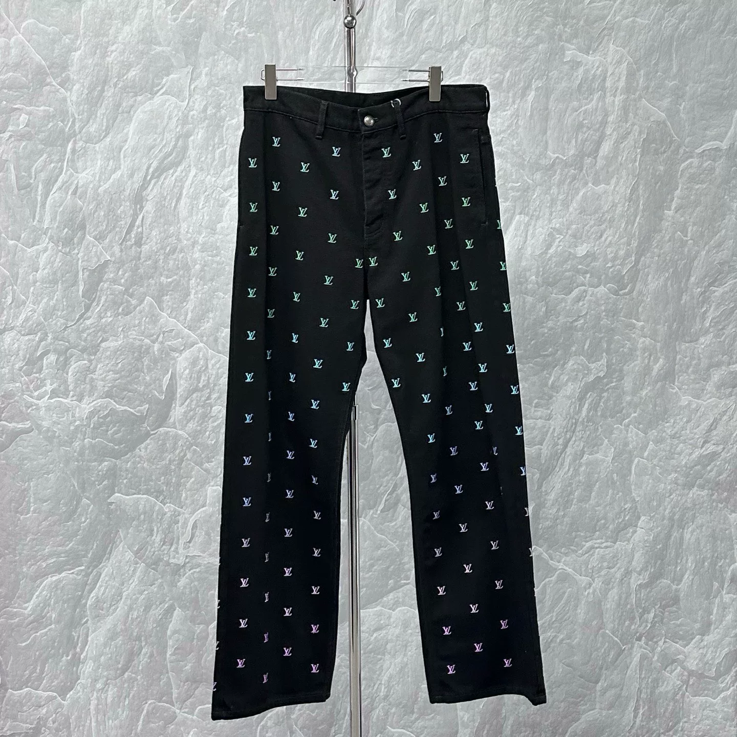 Louis Vuitton FW25 Embroidered Denim Pants