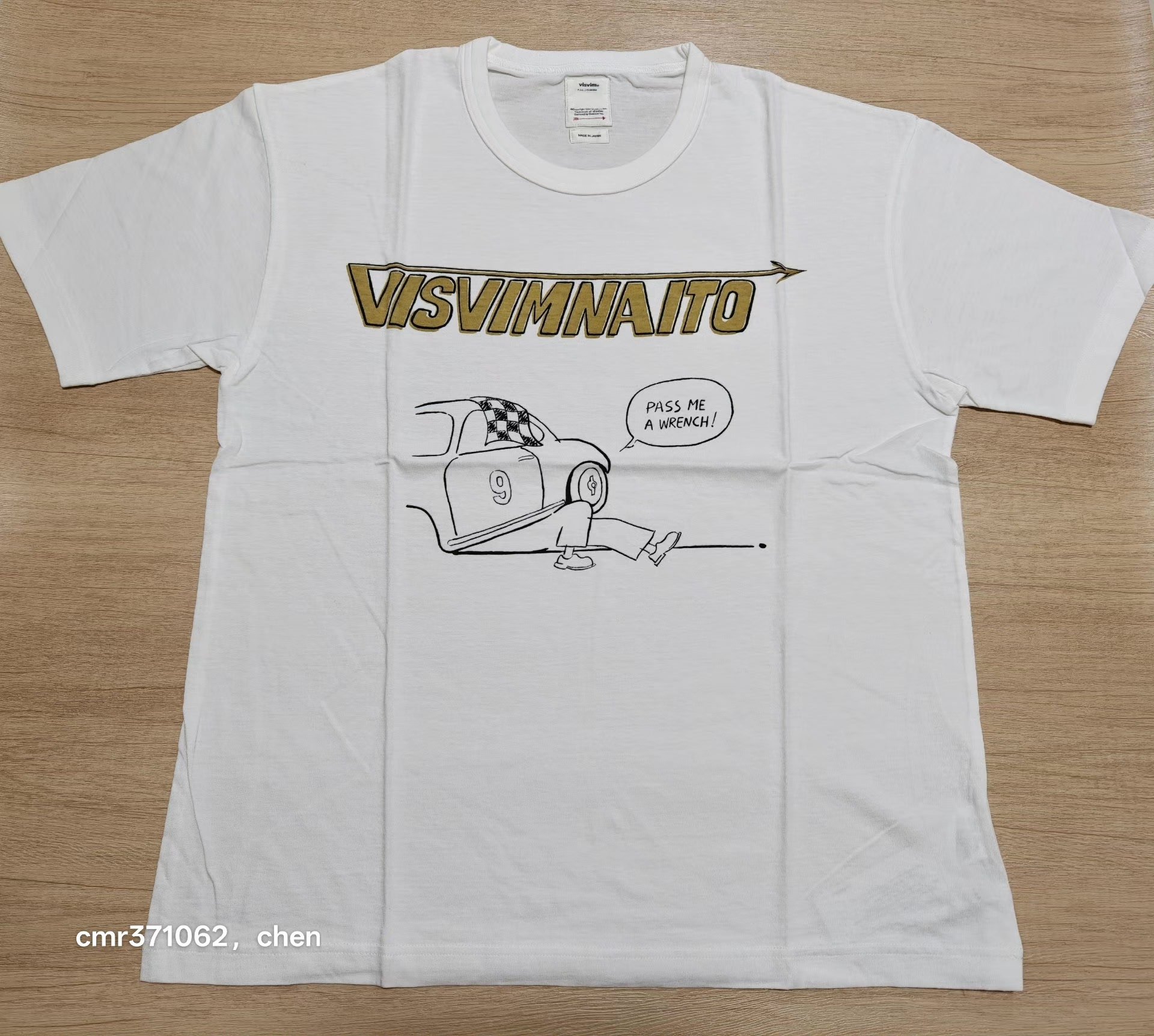 VISVIM 20 JUMBO TEE S/S VISVIMNAITO — back