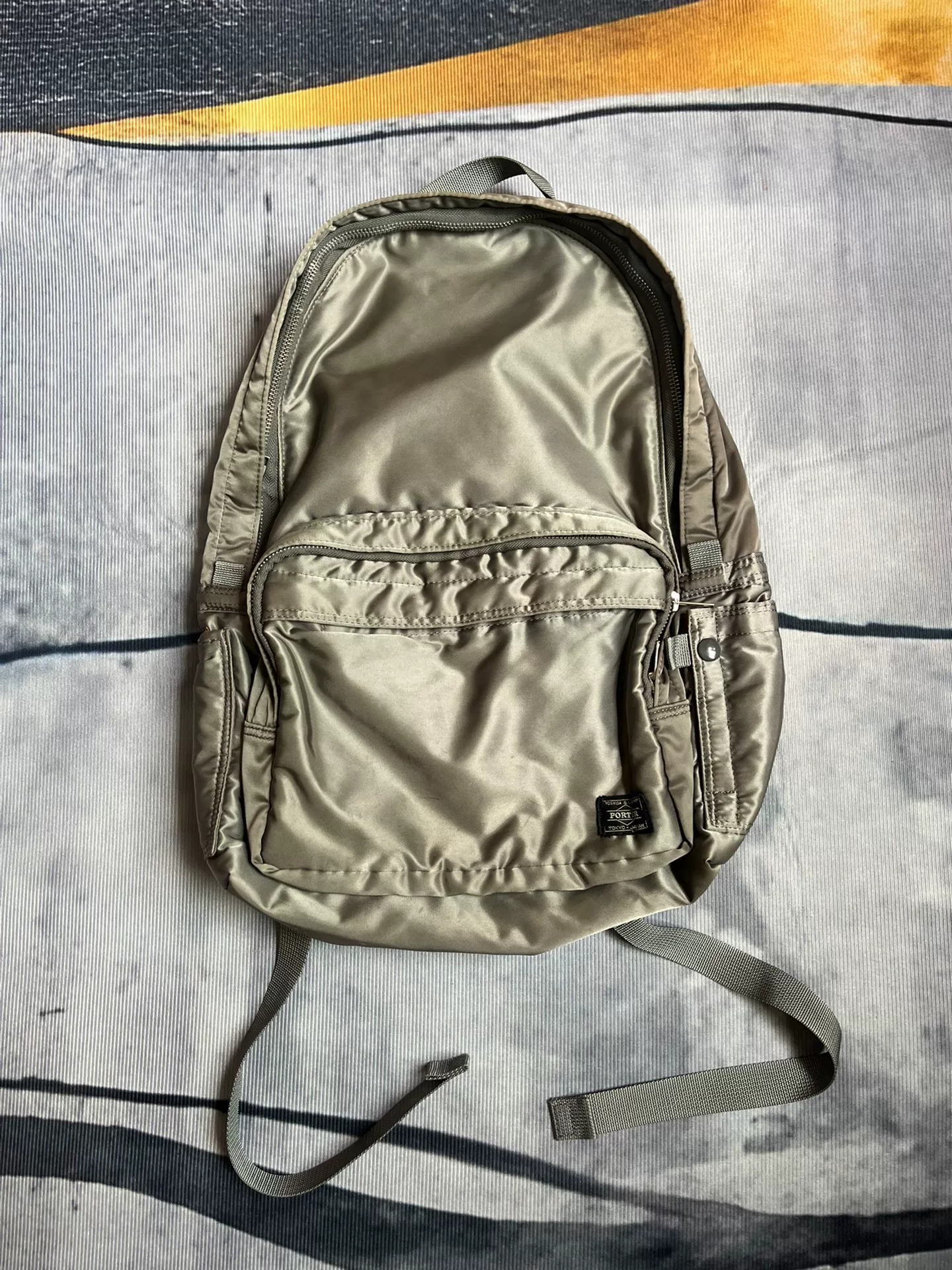 Porter Tanker Silver Gray Backpack