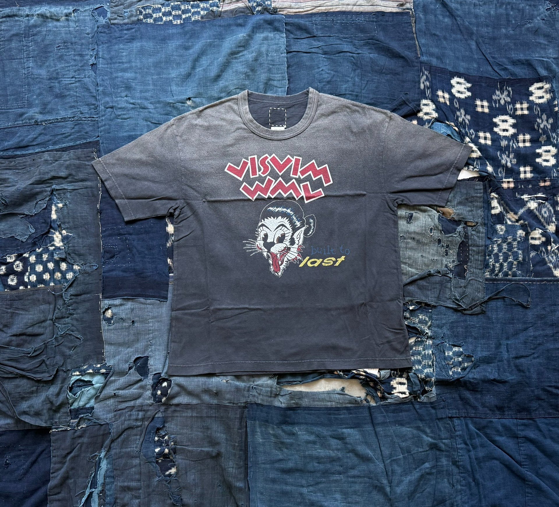 Visvim 26SS Jumbo Tee S/S Damaged Logo
