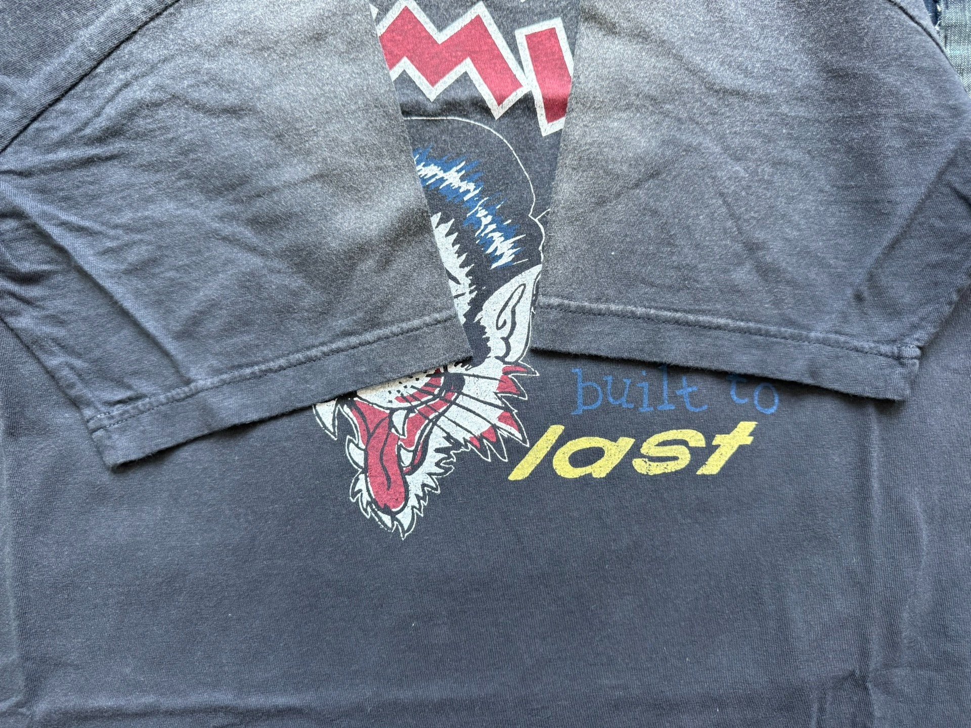Visvim 26SS Jumbo Tee S/S Damaged Logo — label