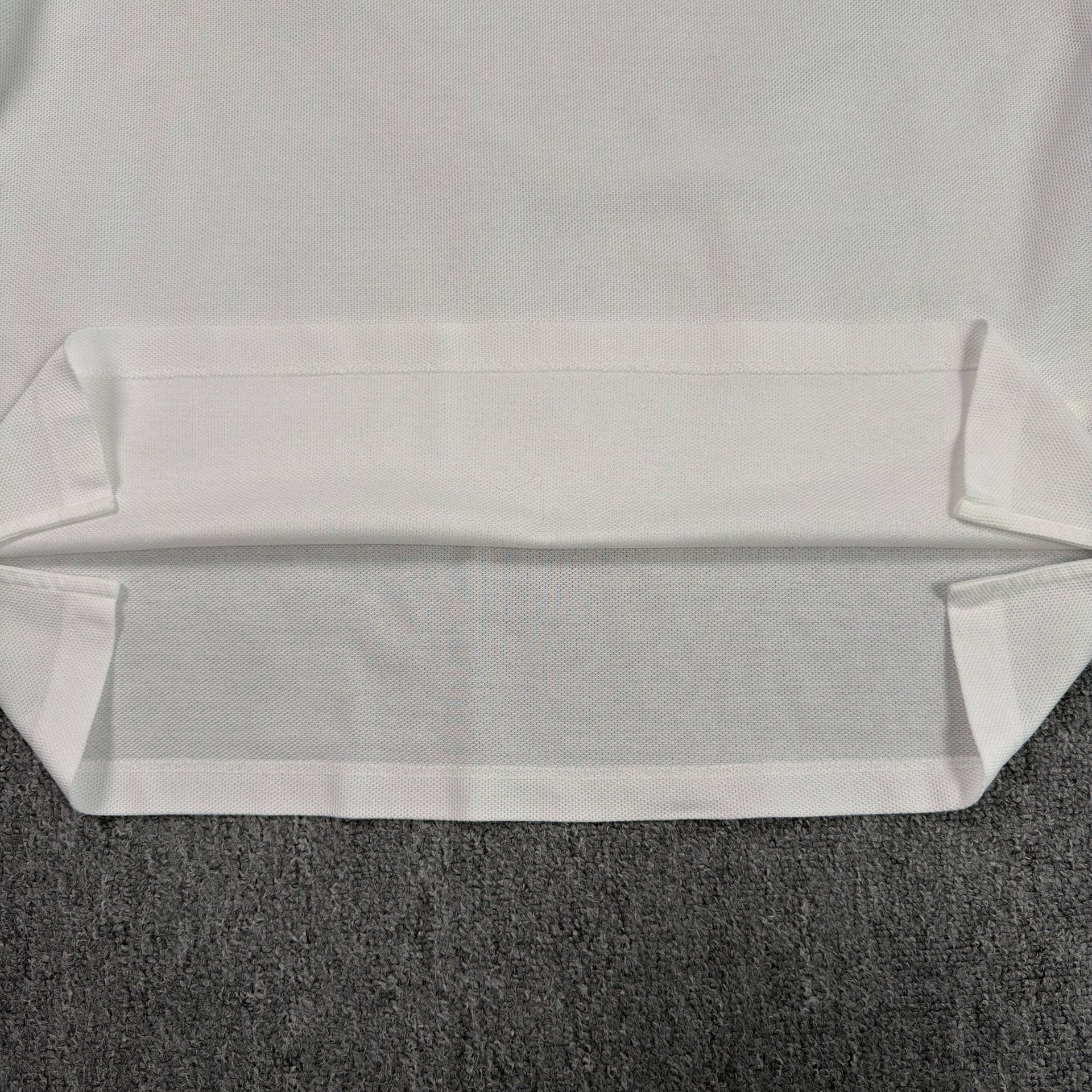 Louis Vuitton Embroidered Logo White Polo — label