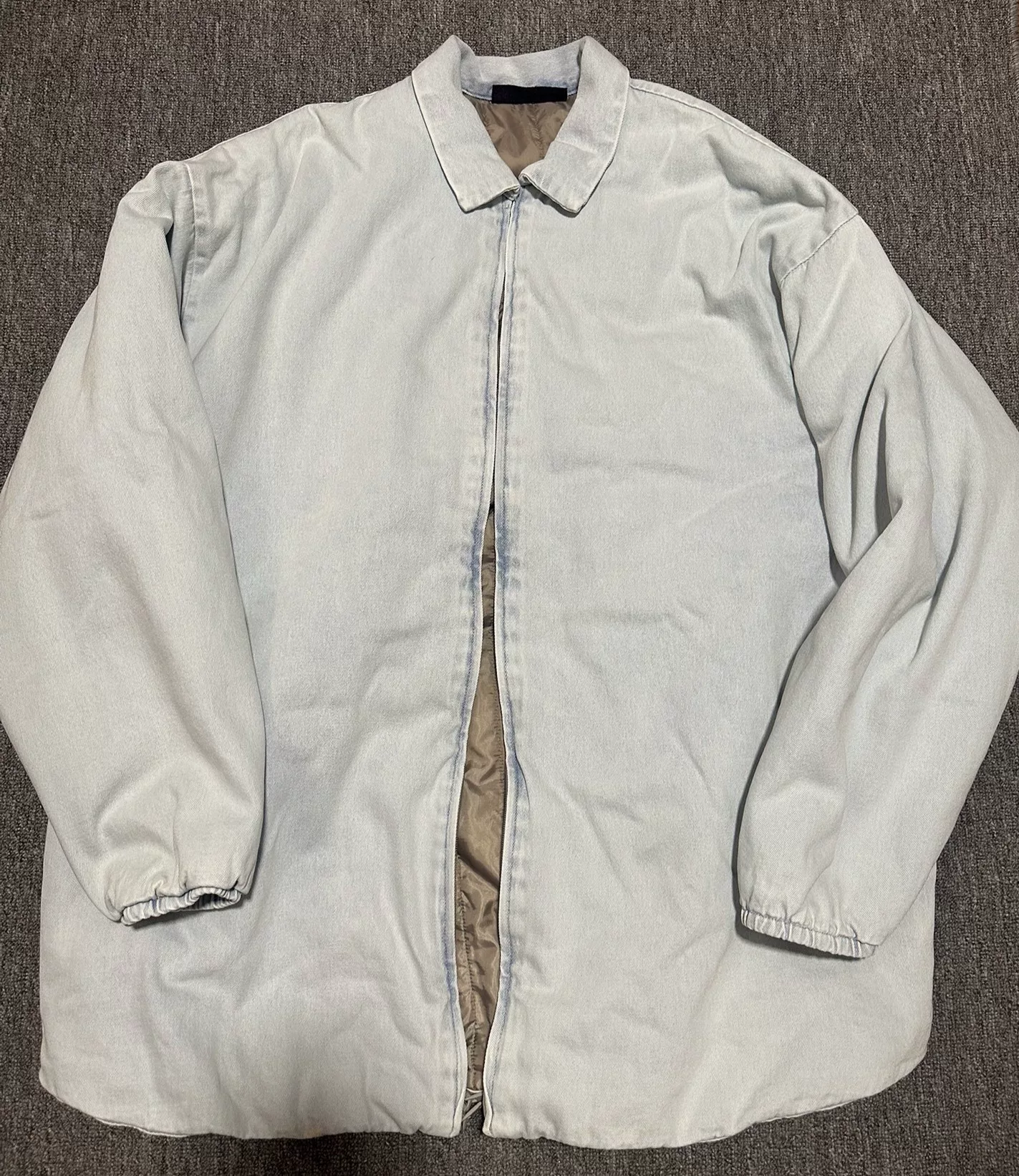 Essentials Washed Denim Cotton Jacket