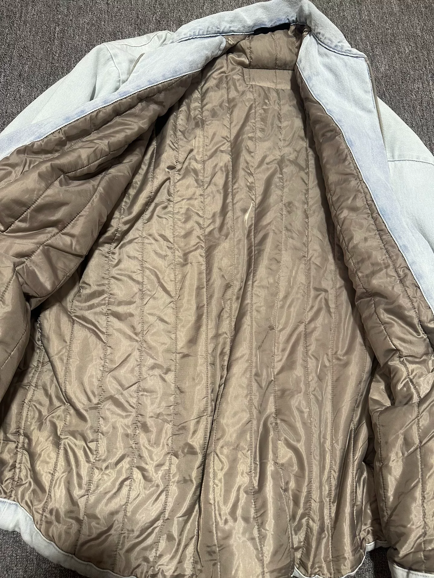 Essentials Washed Denim Cotton Jacket — front