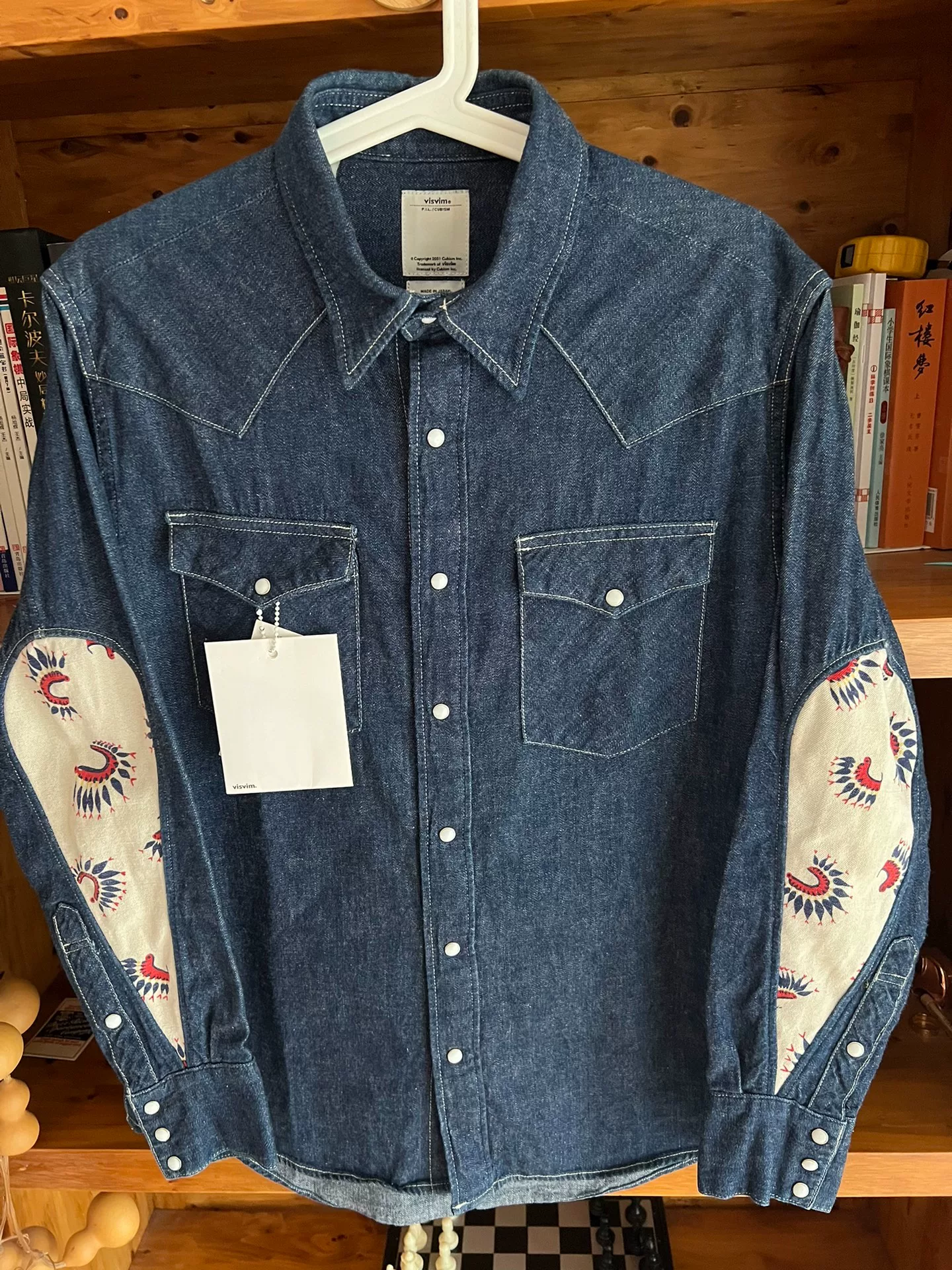 visvim 15aw Indian Water Drop Denim Shirt — back