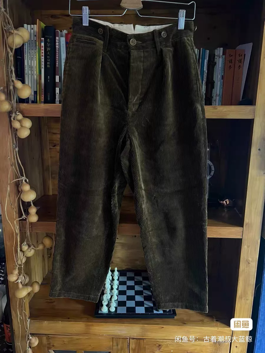 Nigel Cabourn Suspender Corduroy Pants