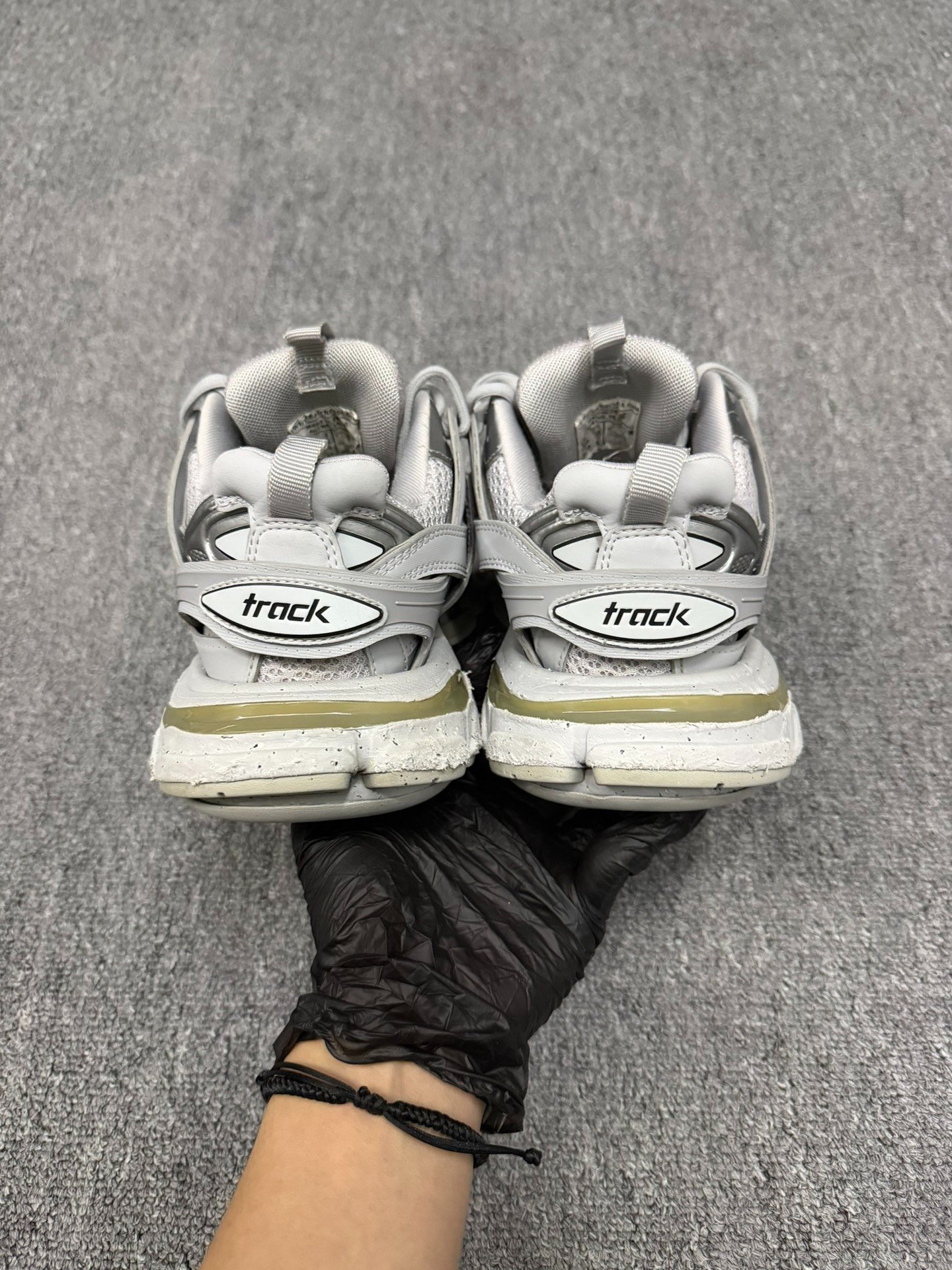 Balenciaga Track White Gray Size 36 — label