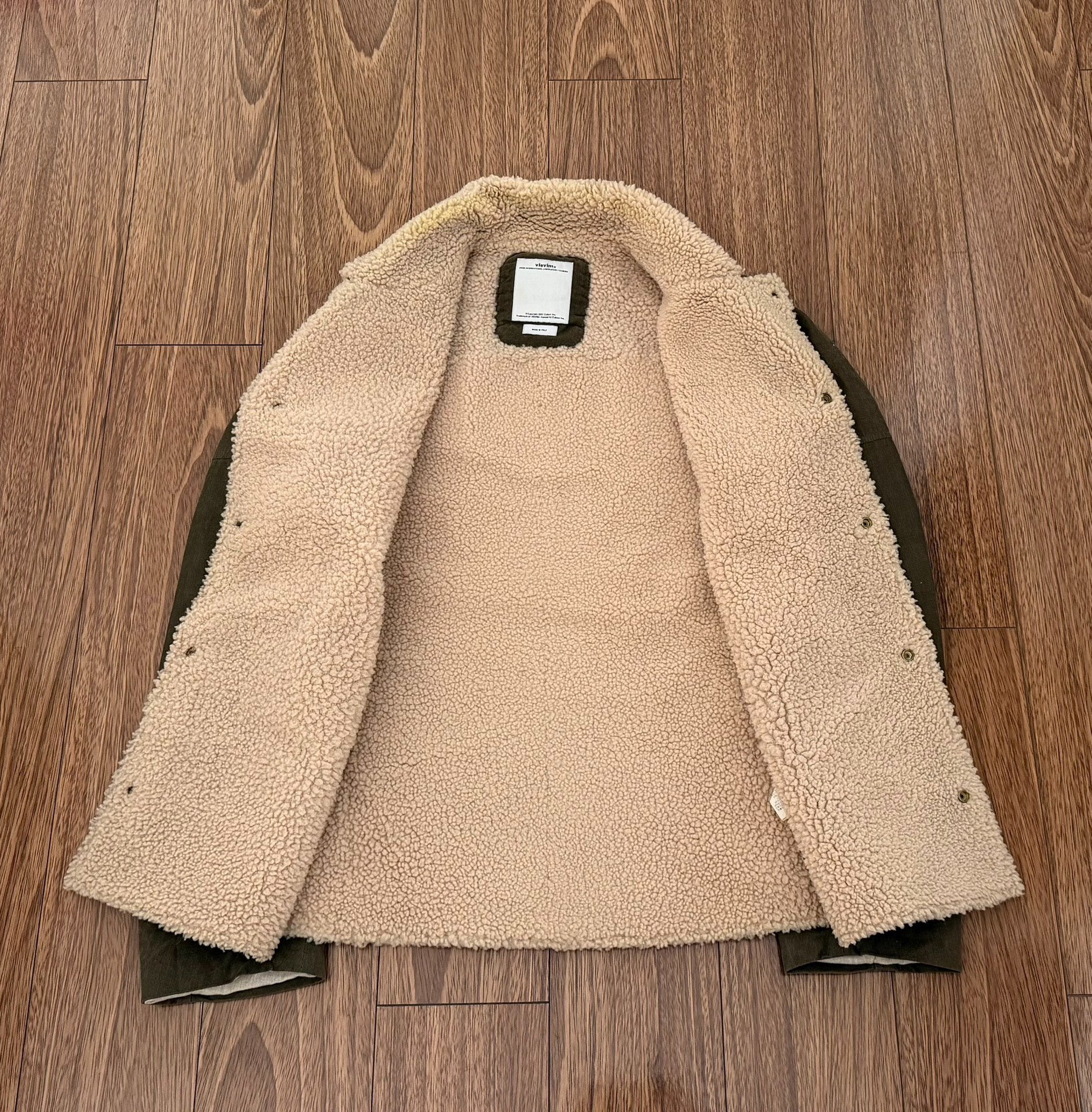 VISVIM 13AW Boler JKT Italian Caravan — detail