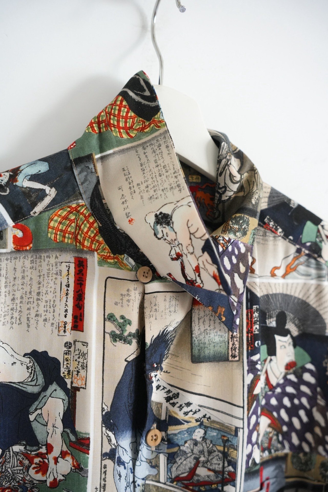 Wacko Maria Ukiyo-e Ghost Print Shirt — back