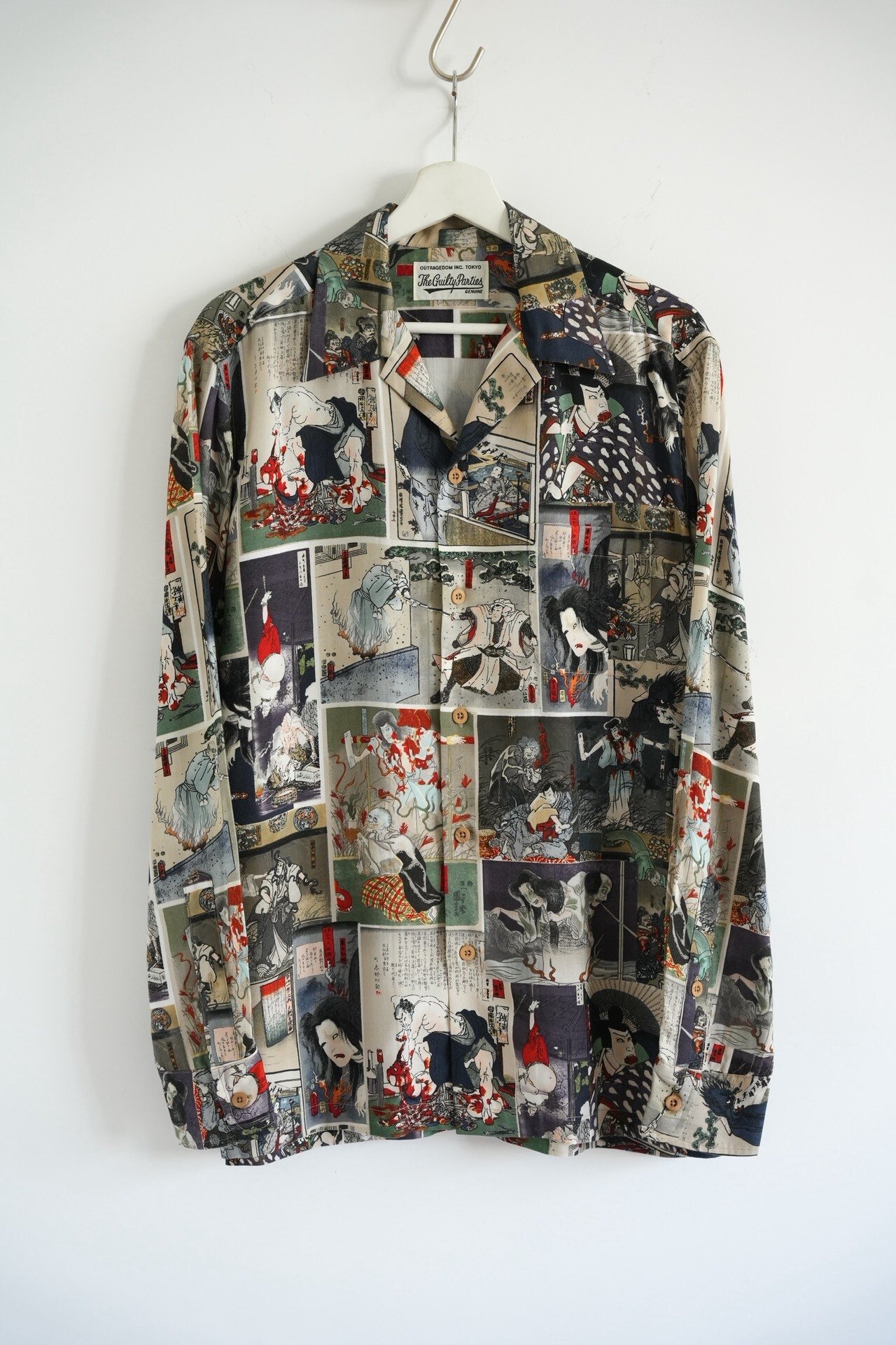 Wacko Maria Ukiyo-e Ghost Print Shirt