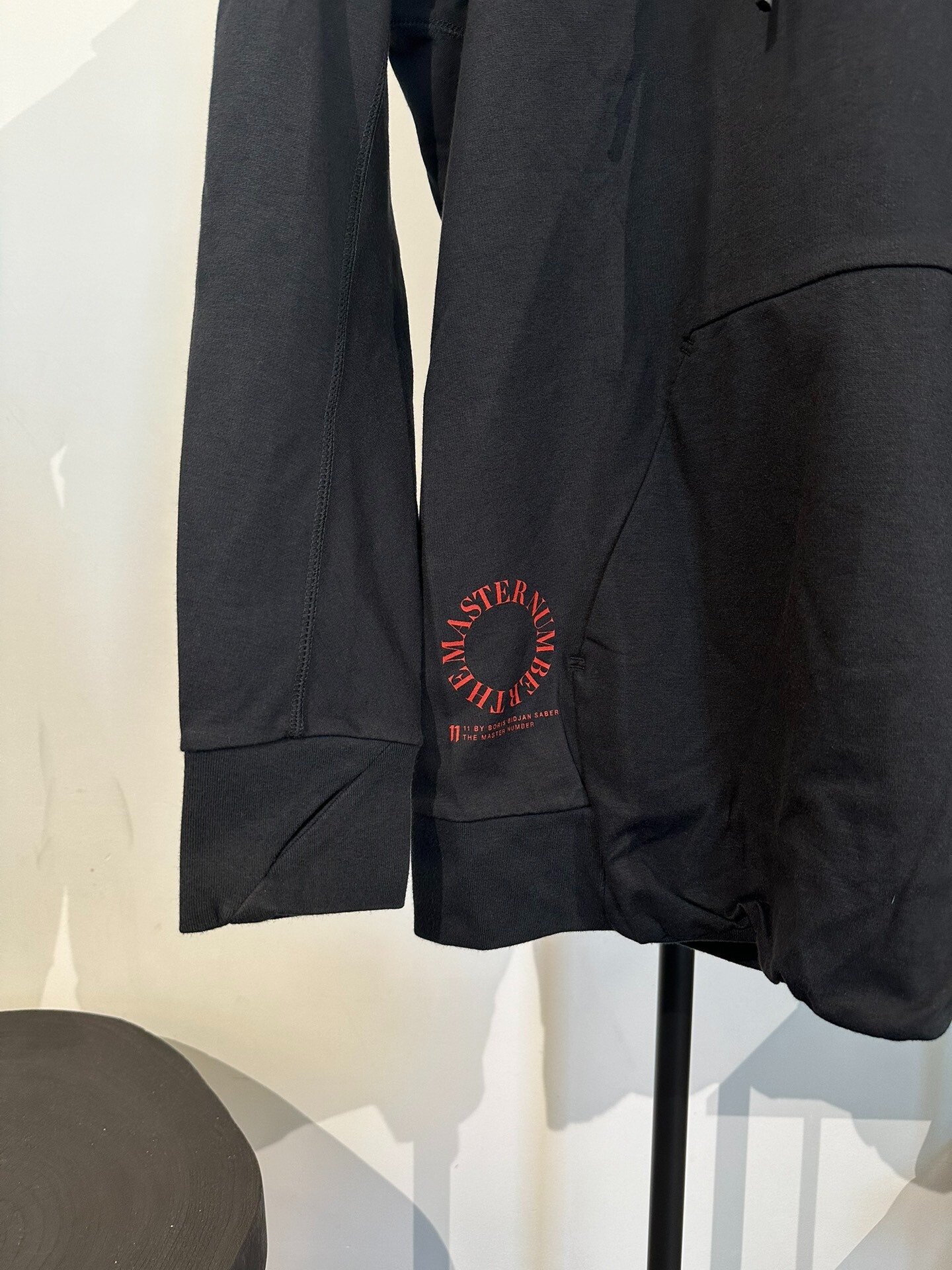 Boris Bidjan Saberi 11by bbs H1B Mask Hoodie — back