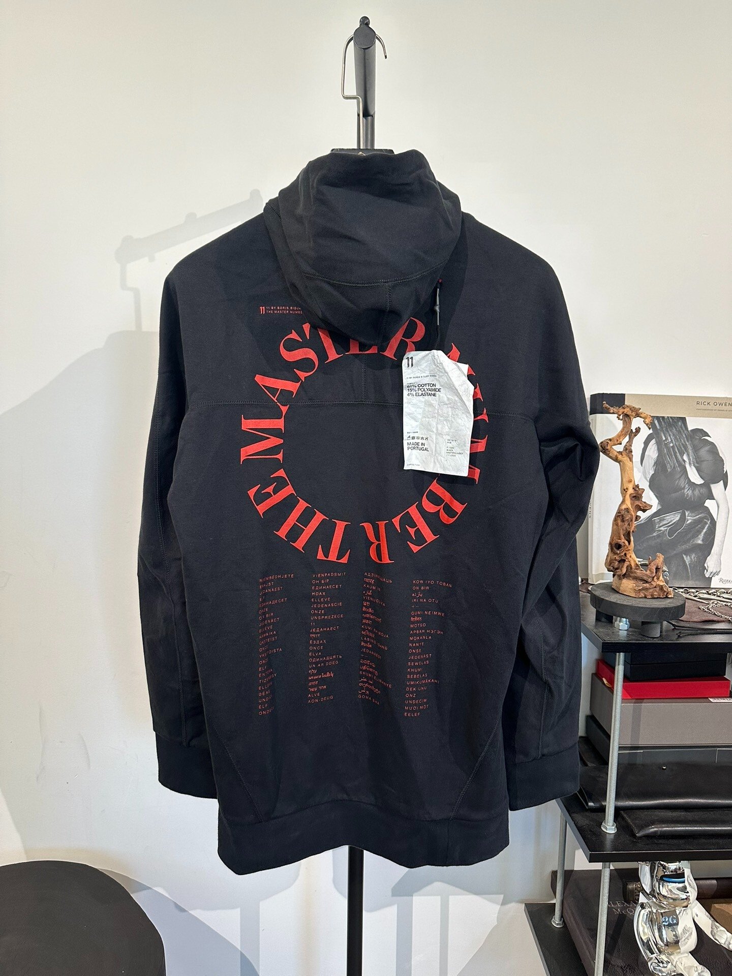 Boris Bidjan Saberi 11by bbs H1B Mask Hoodie