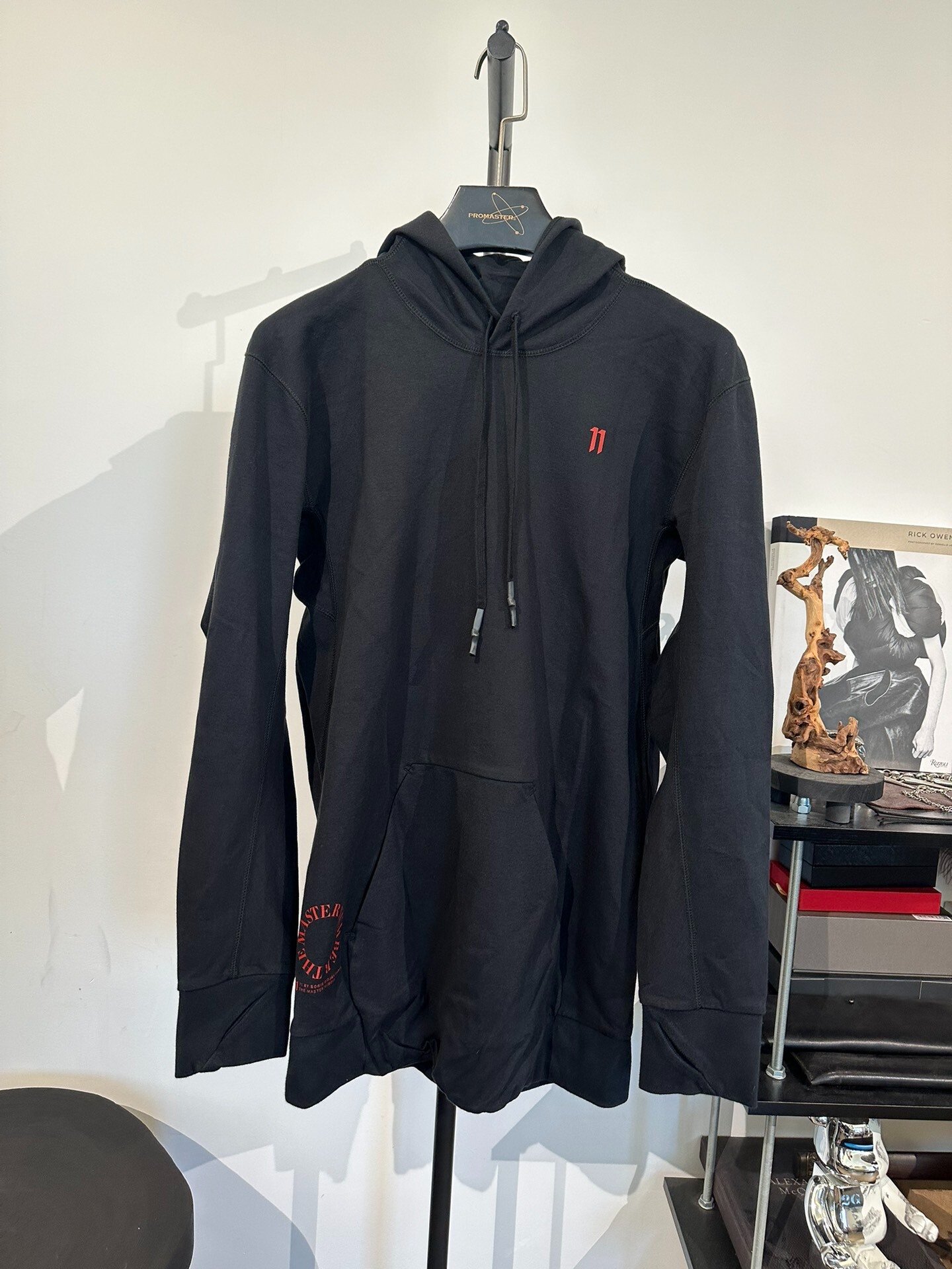 Boris Bidjan Saberi 11by bbs H1B Mask Hoodie — front