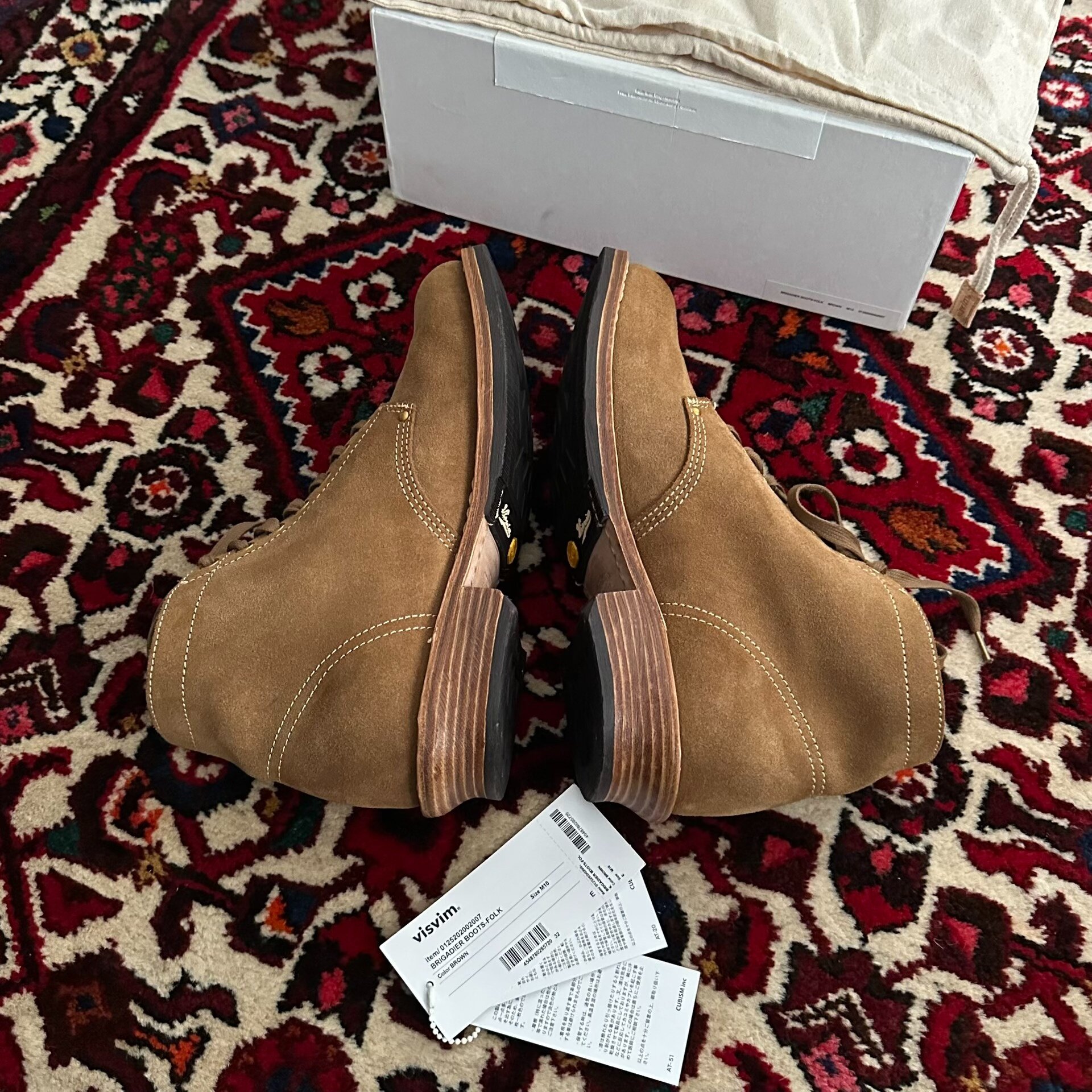visvim 25AW Brigadier Boots — label