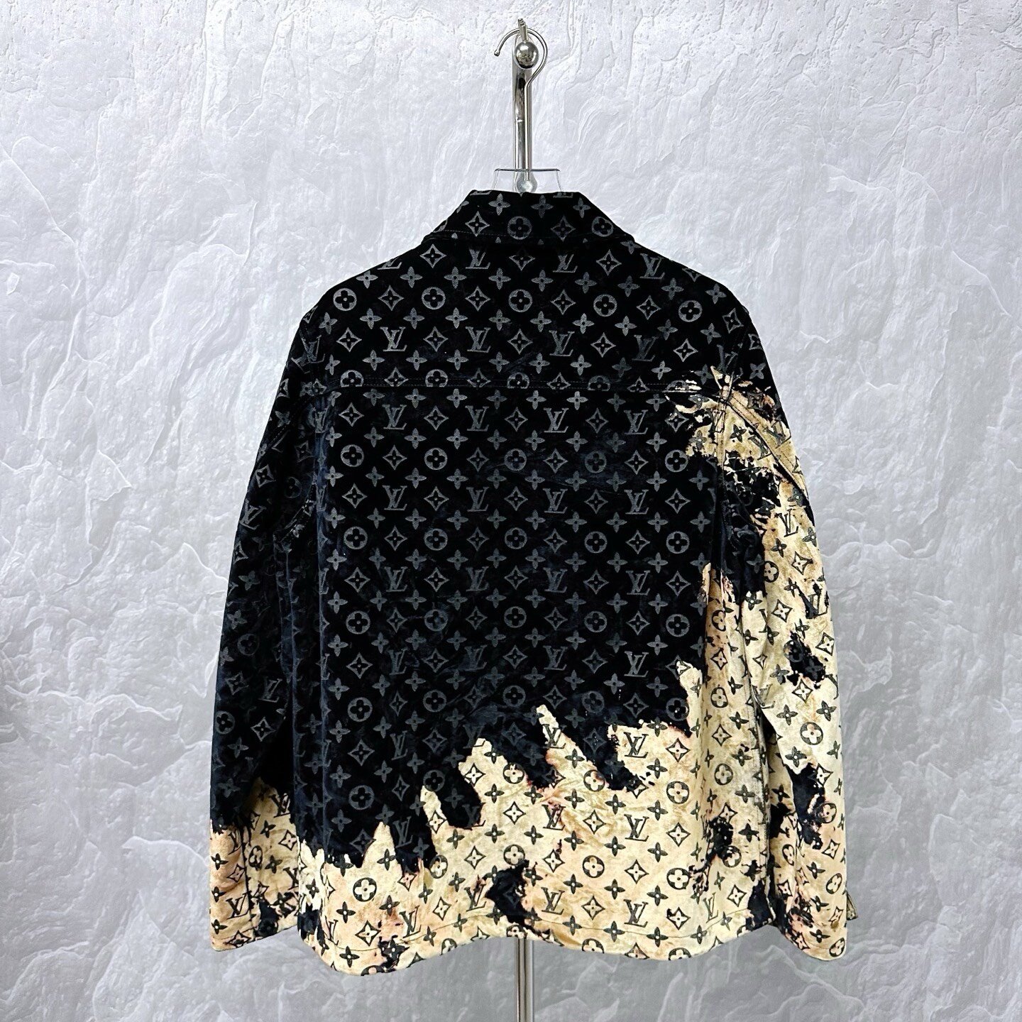 Louis Vuitton SS24 Fire Cloud Denim Jacket — back