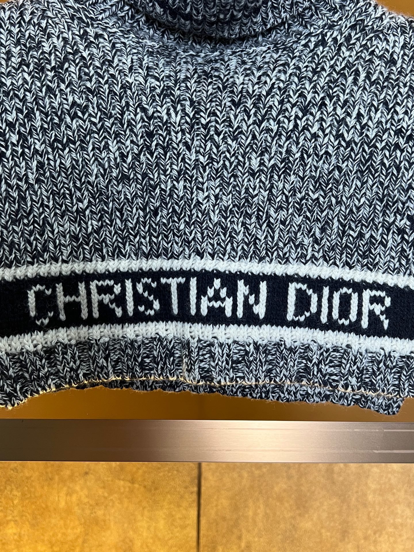 Dior Wool Neck Scarf — detail