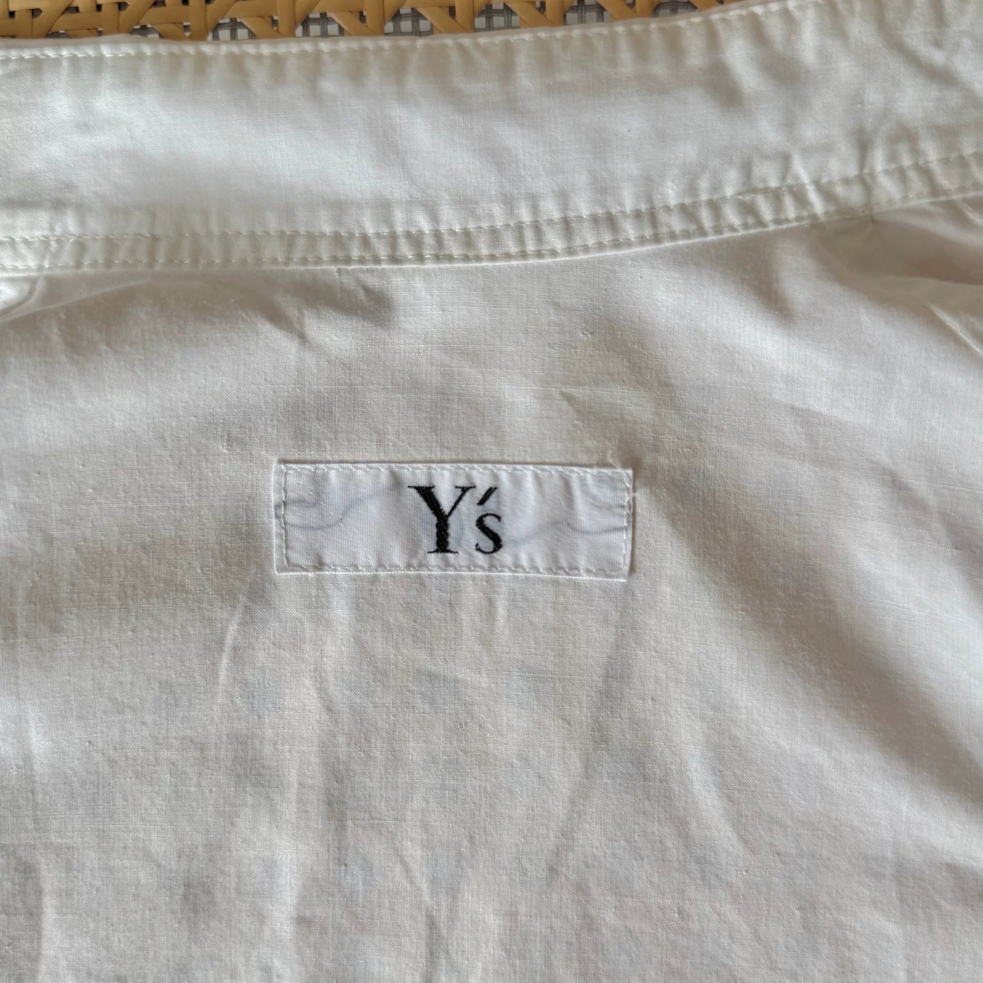 Yohji Yamamoto Y's 2012AW Runway Shirt — label