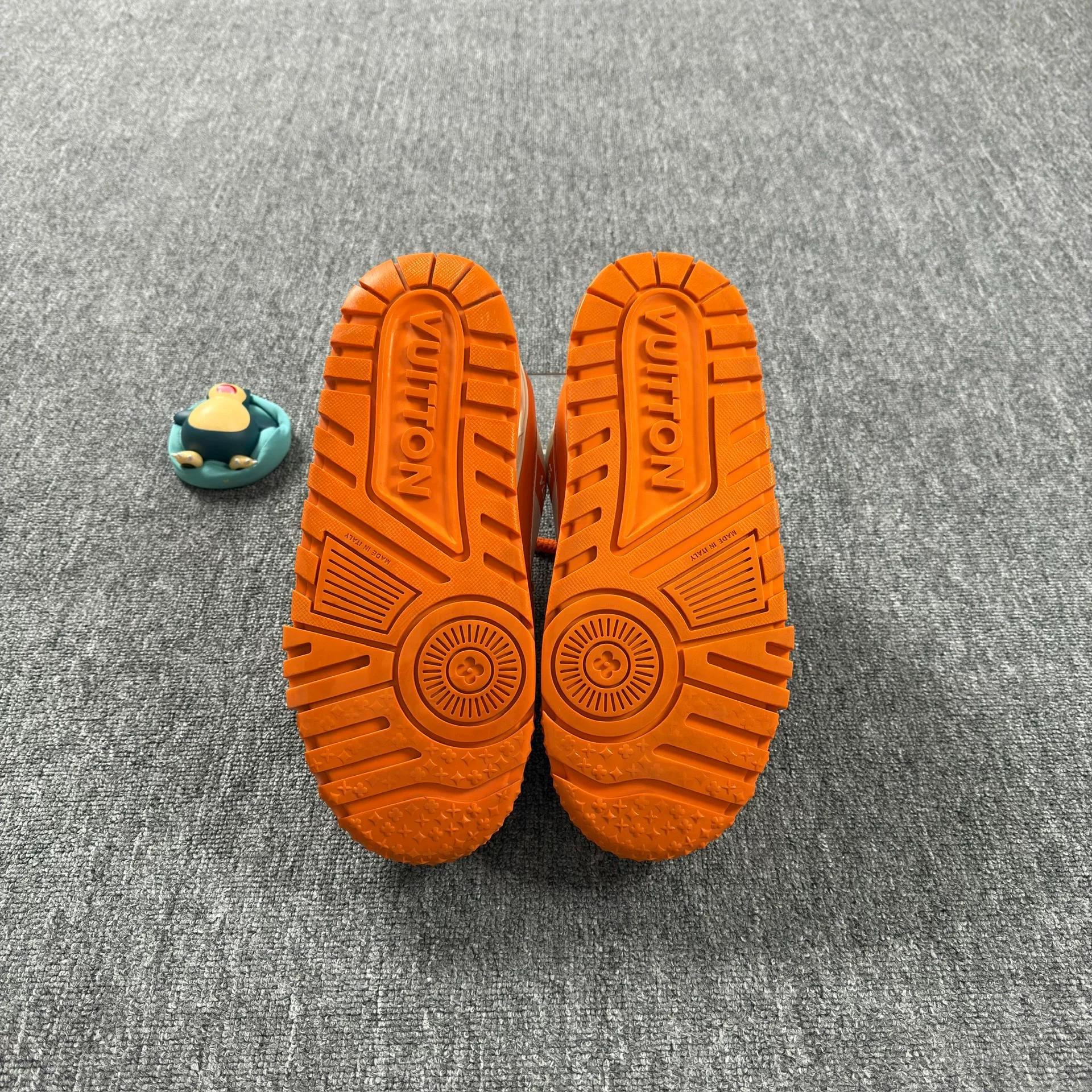 Louis Vuitton White Orange Casual Shoes — back