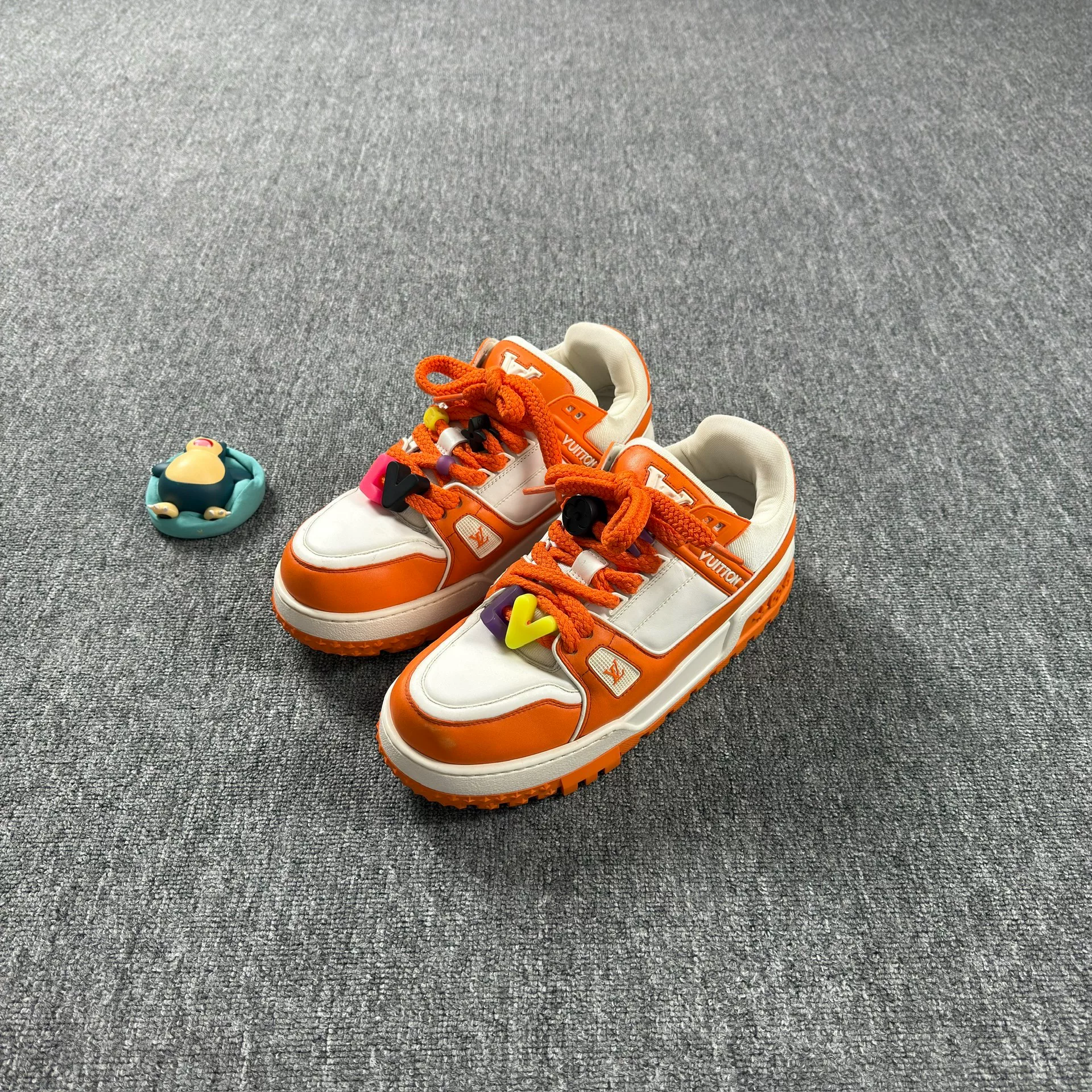 Louis Vuitton White Orange Casual Shoes