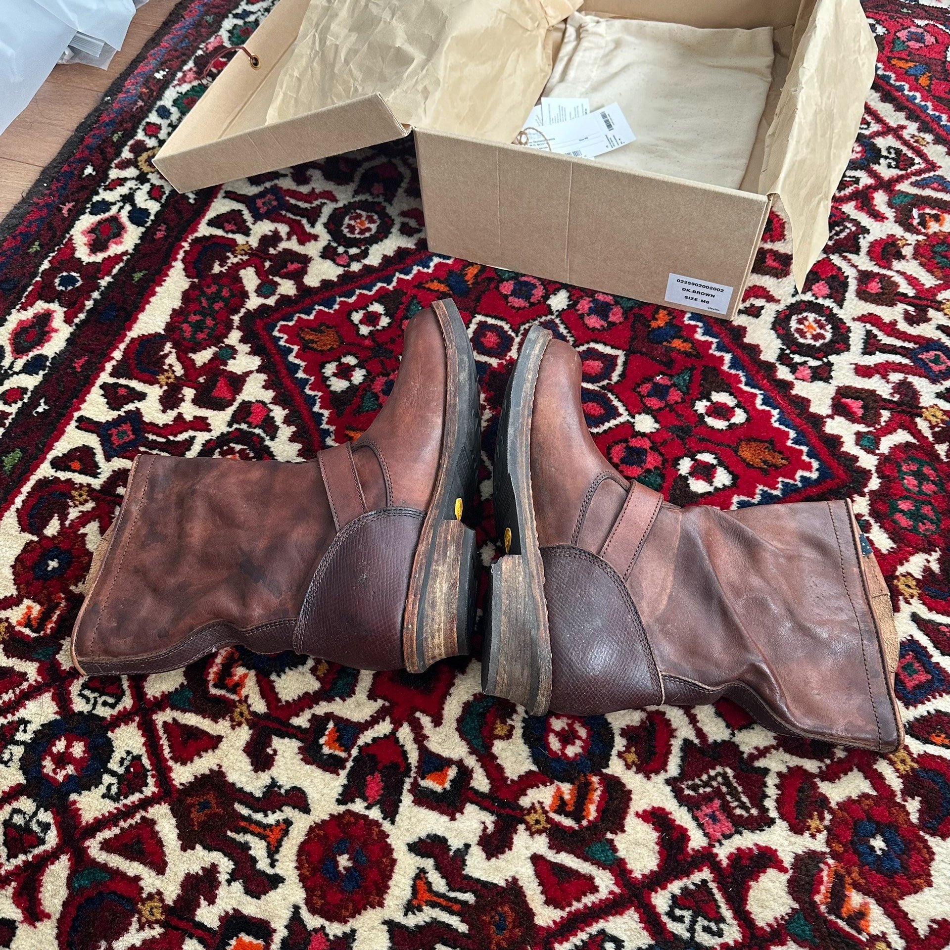 VISVIM 25AW ICT T.W.O. Engineer Boots — label