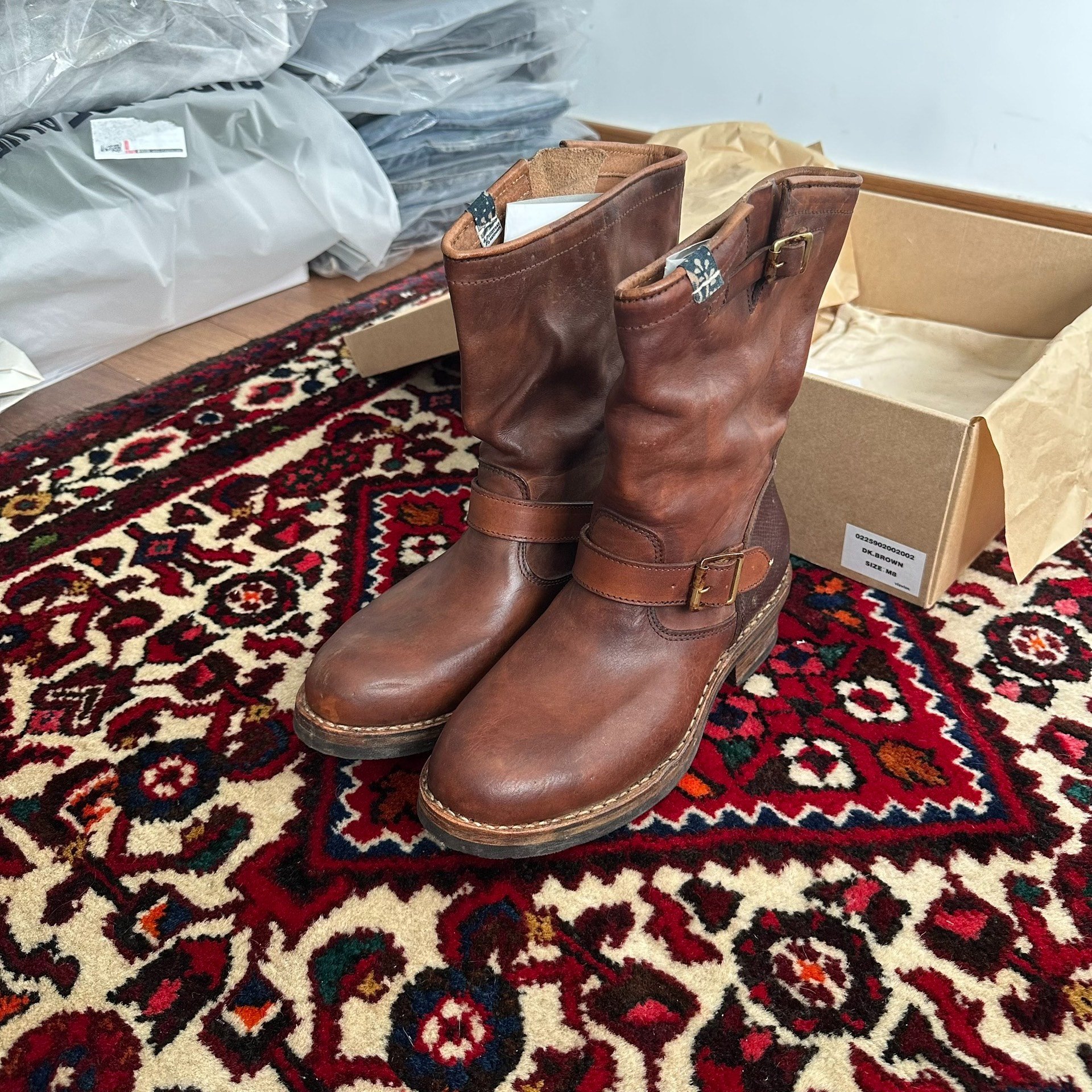 VISVIM 25AW ICT T.W.O. Engineer Boots — front