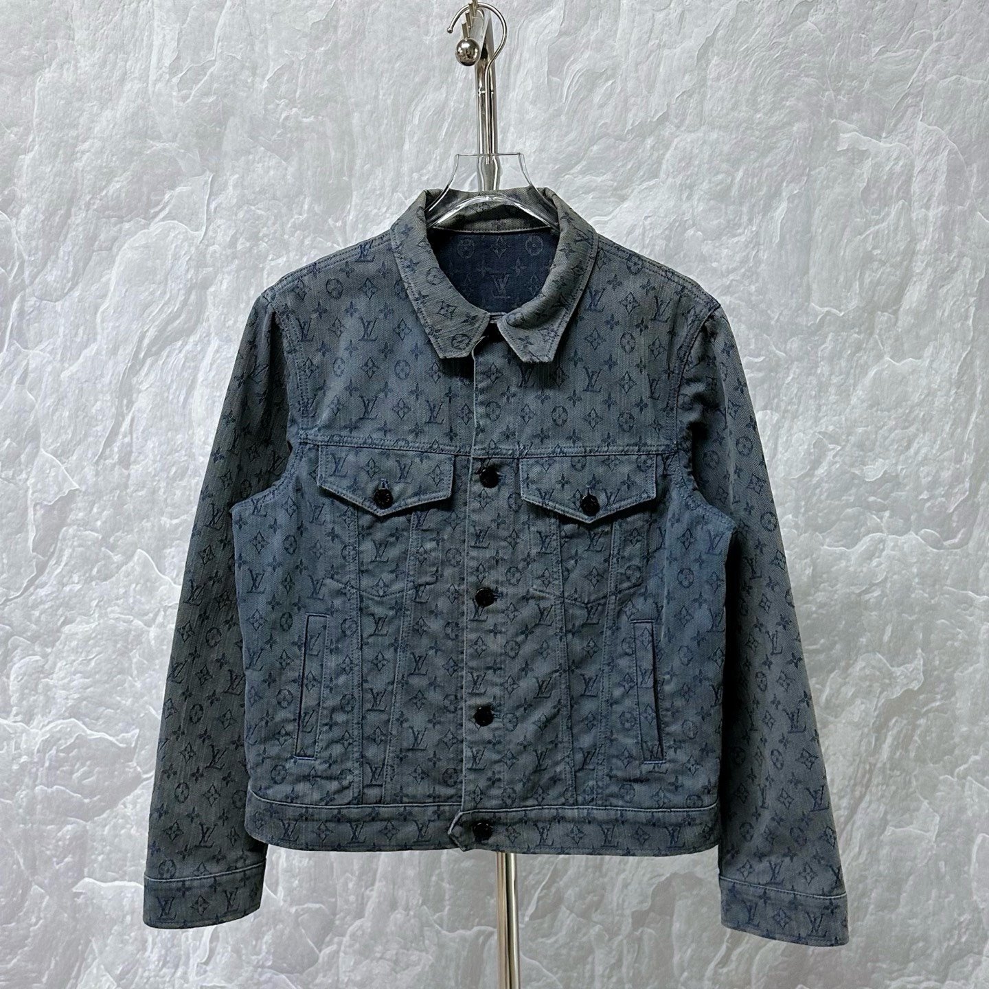 Louis Vuitton All-Over Jacquard Denim Jacket