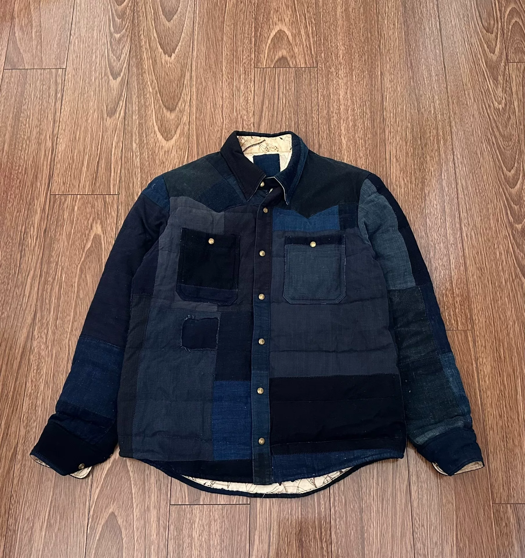VISVIM ICT Kerchief Down Jacket KOFU