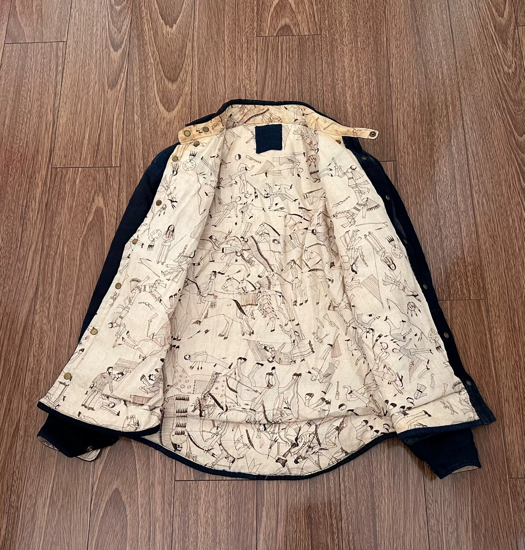 VISVIM ICT Kerchief Down Jacket KOFU — detail