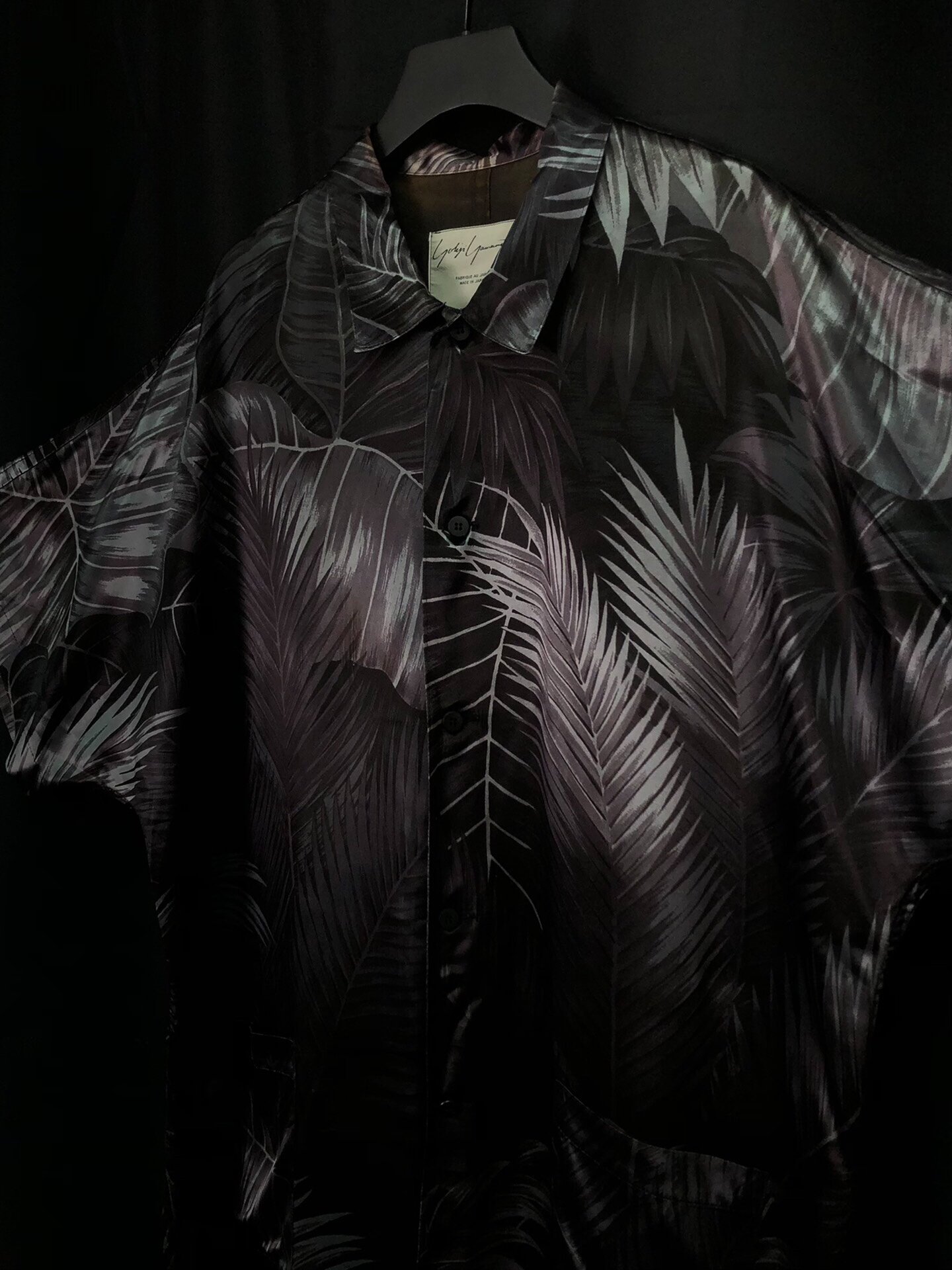 Yohji Yamamoto 1985 SS Palm Long Shirt — back