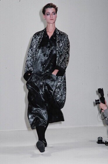 Yohji Yamamoto 1985 SS Palm Long Shirt — front