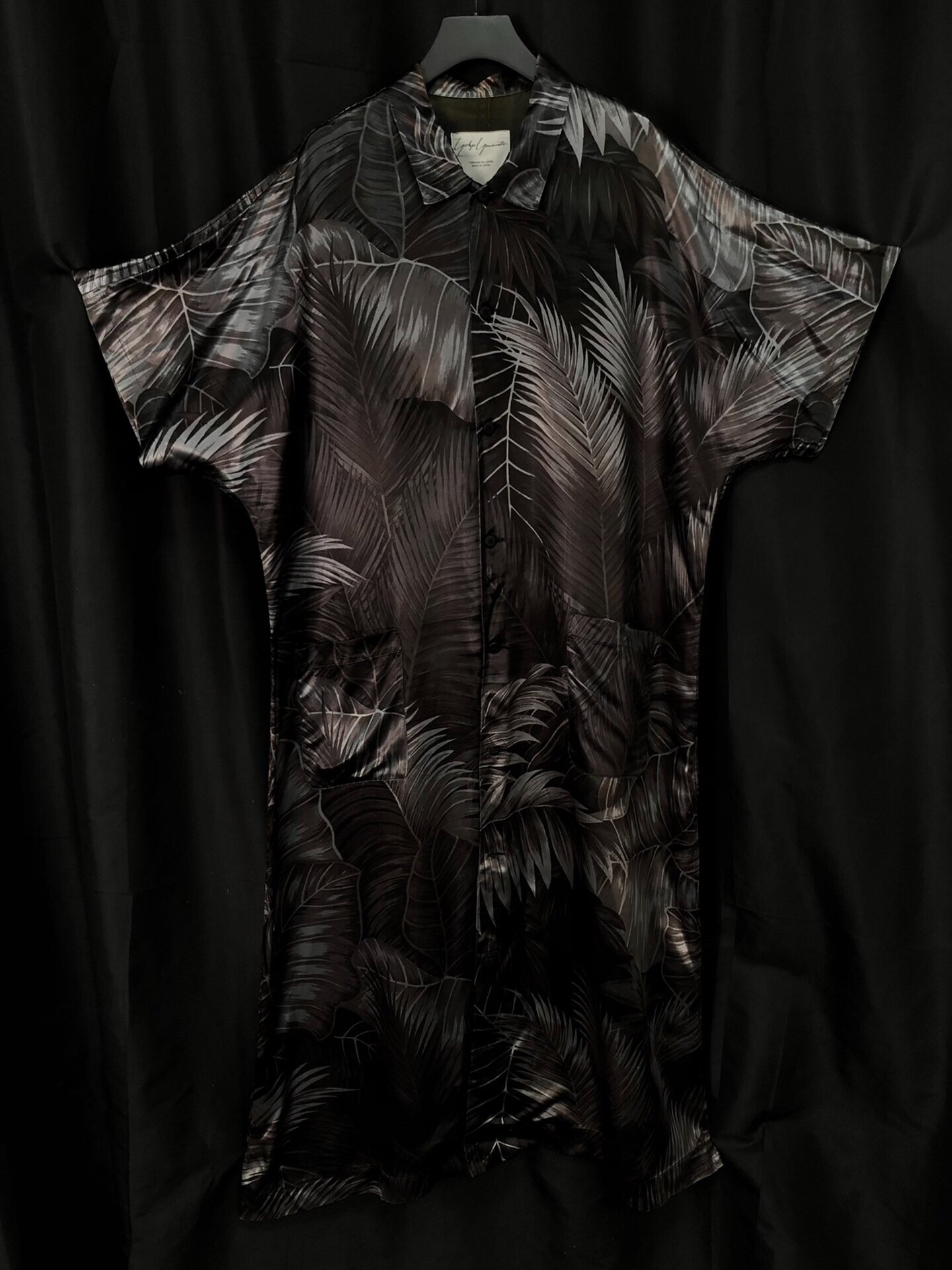 Yohji Yamamoto 1985 SS Palm Long Shirt — detail