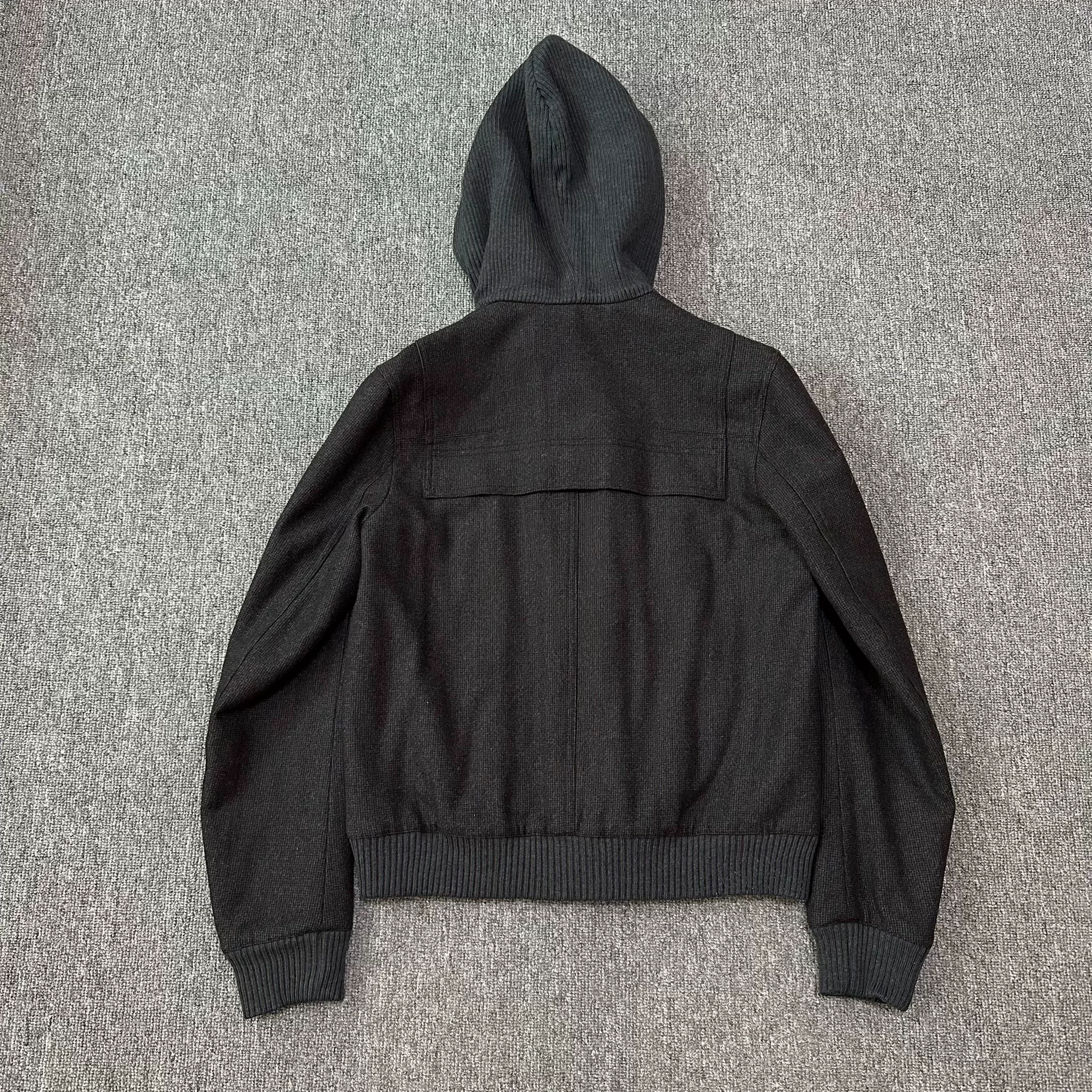 Dior Homme Horn Button Hooded Jacket — label