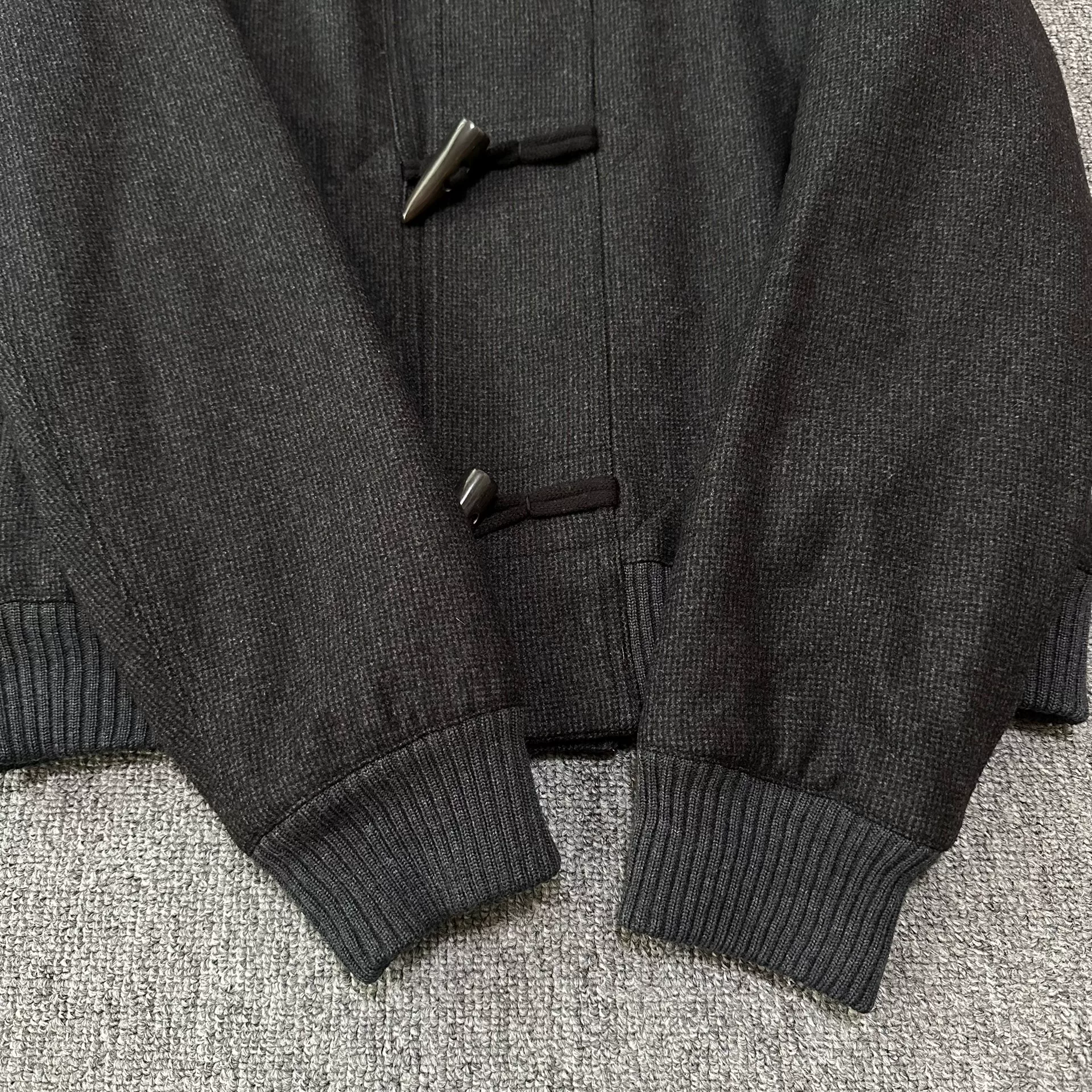 Dior Homme Horn Button Hooded Jacket — detail