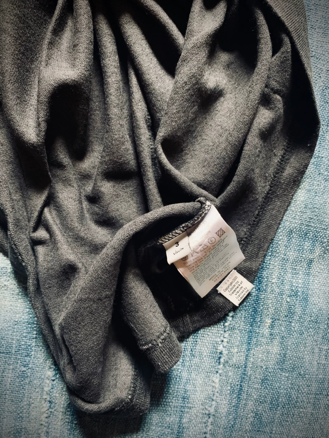 Visvim 2016 Ballpark 3/4 Sweatshirt — label