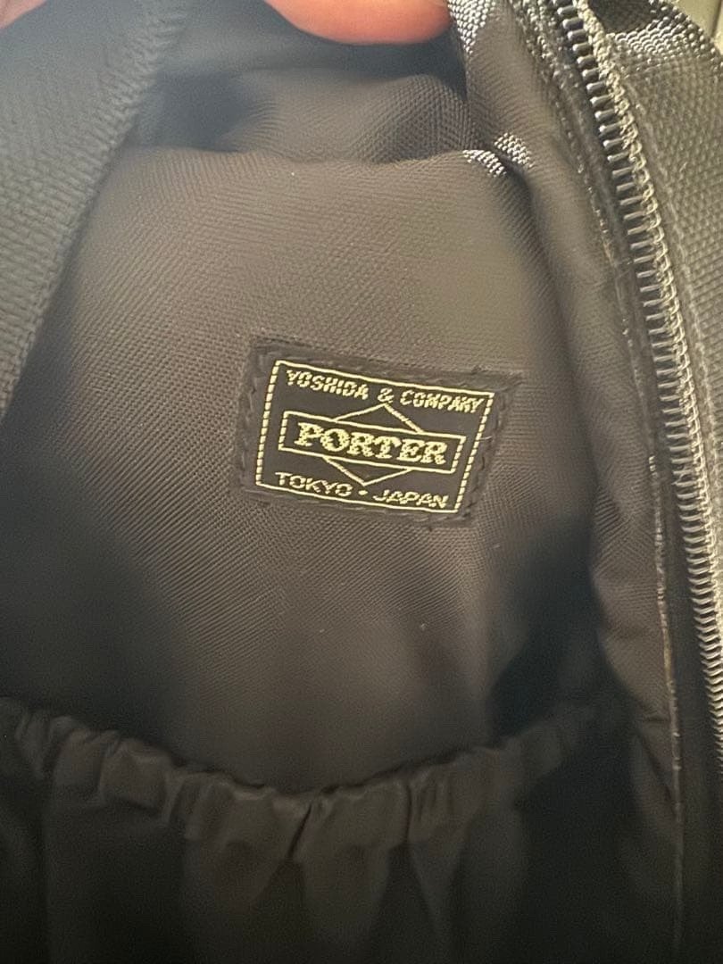 TENDERLOIN × PORTER Black Backpack — back