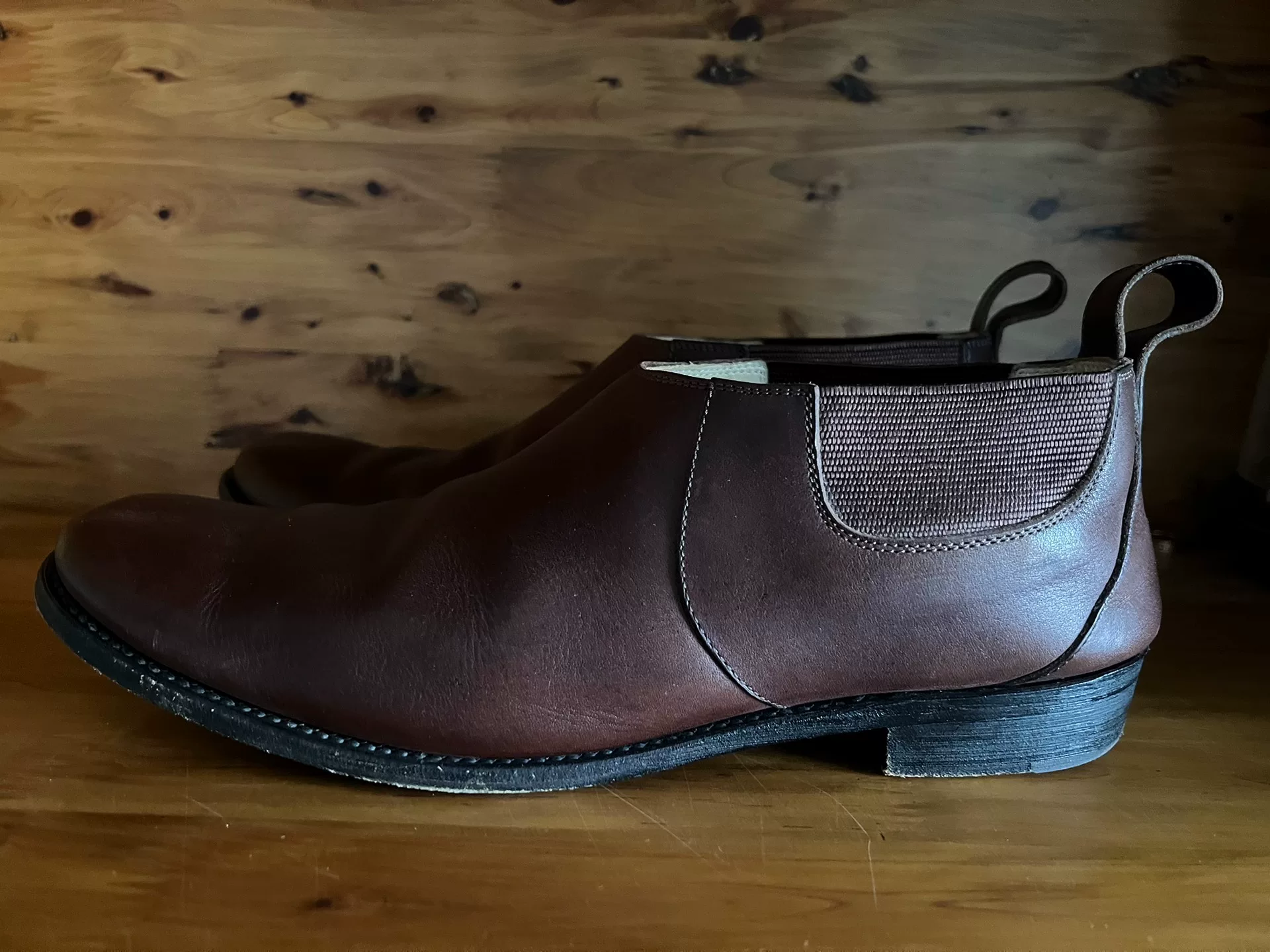 arts&science Handcrafted Brown Chelsea Boots