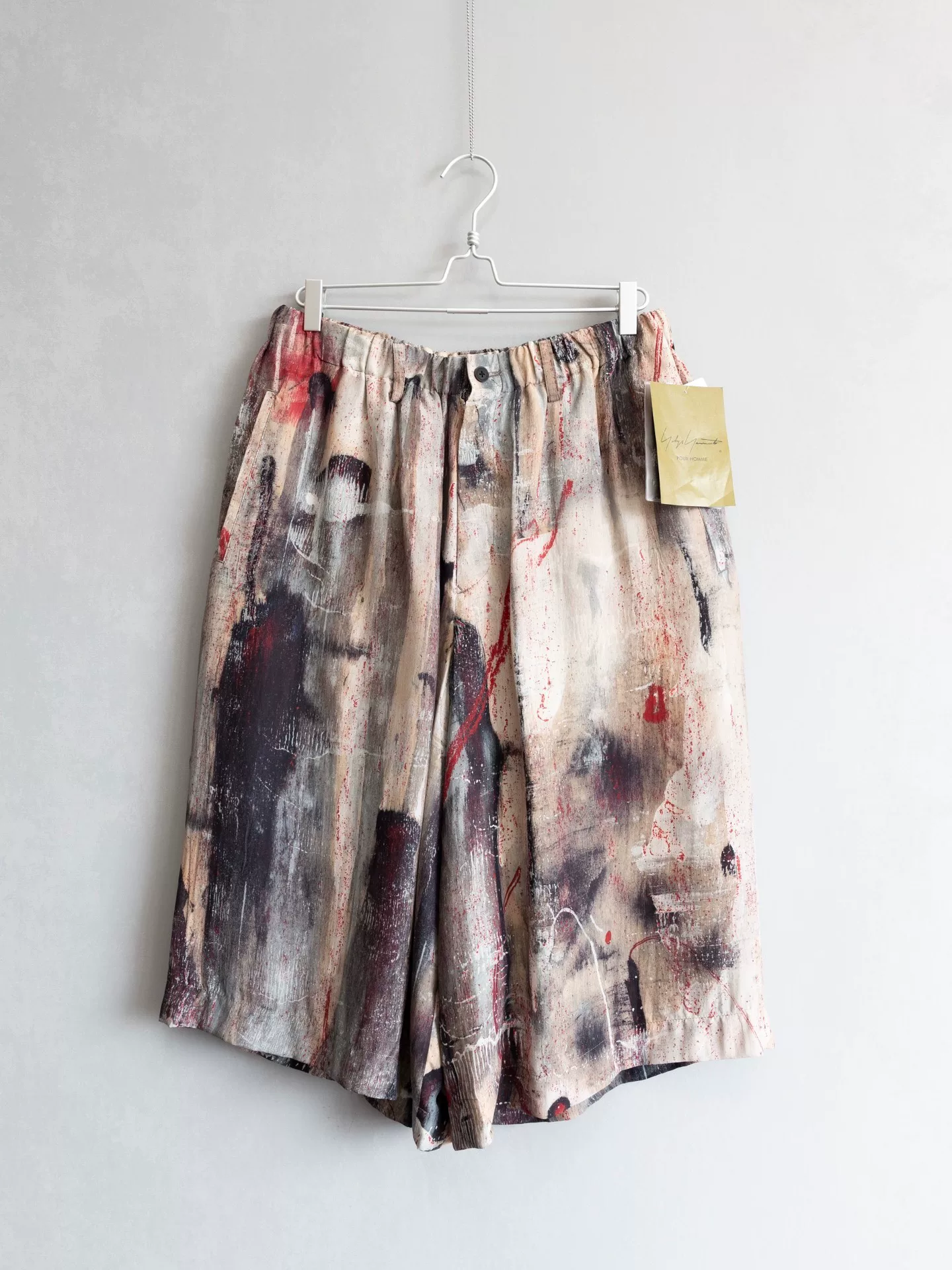 Yohji Yamamoto 21AW Ink Silk Skort