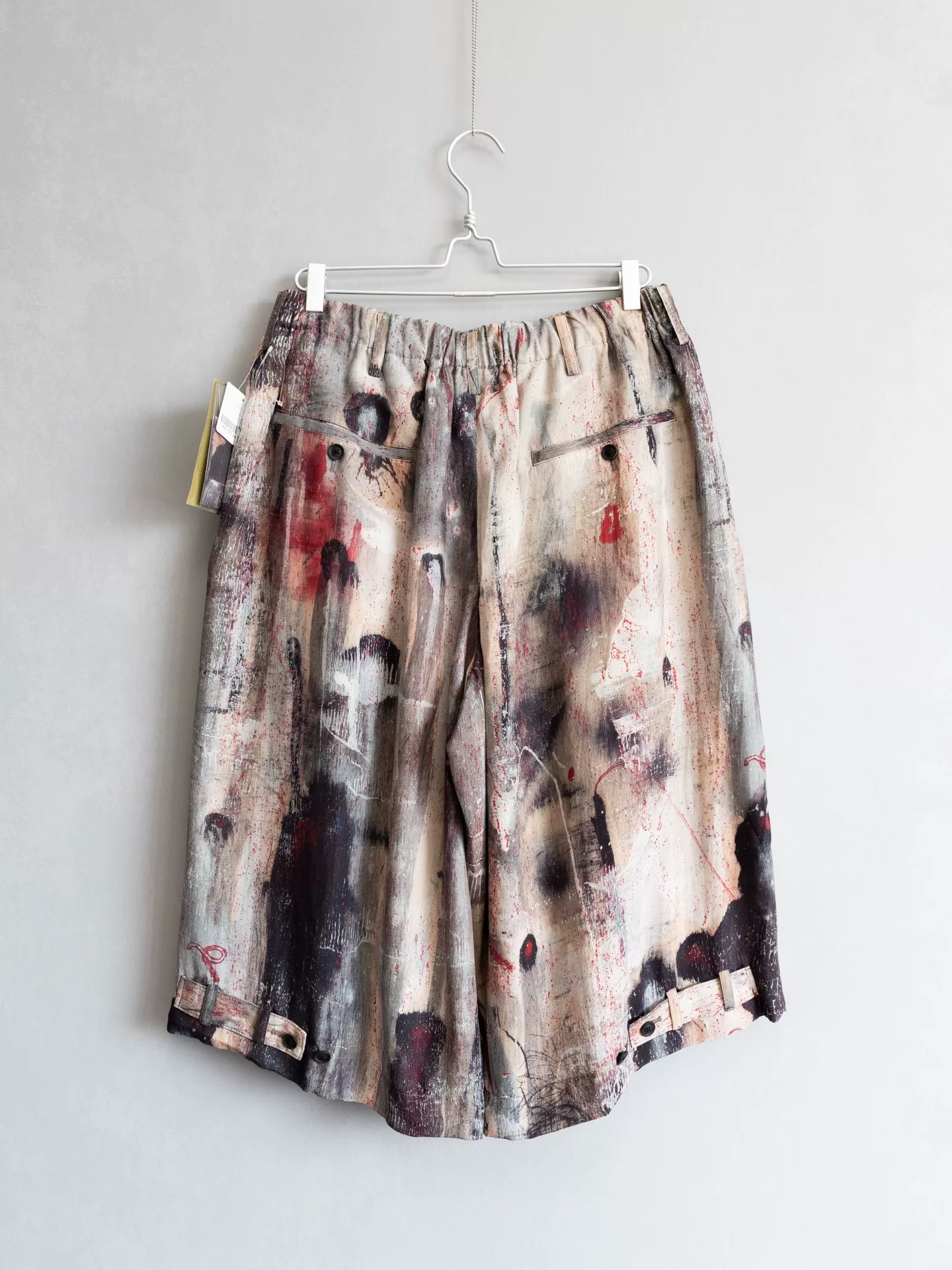 Yohji Yamamoto 21AW Ink Silk Skort — front