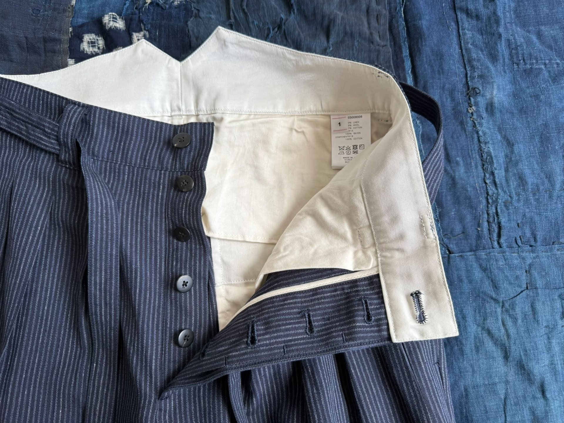 VISVIM 24AW ICT HAKAMA PANTS — back