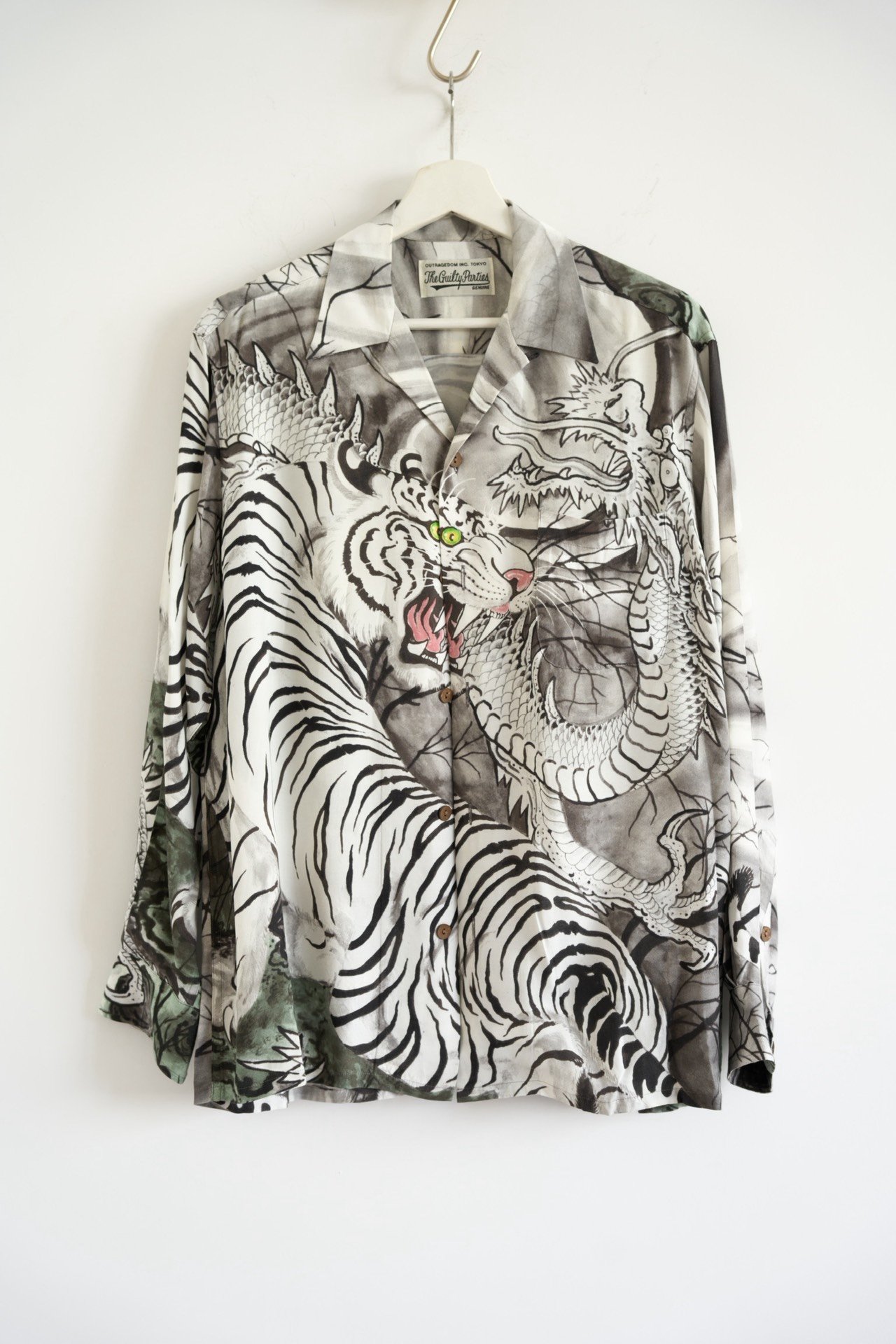 Wacko Maria Dragon-Tiger Print Shirt