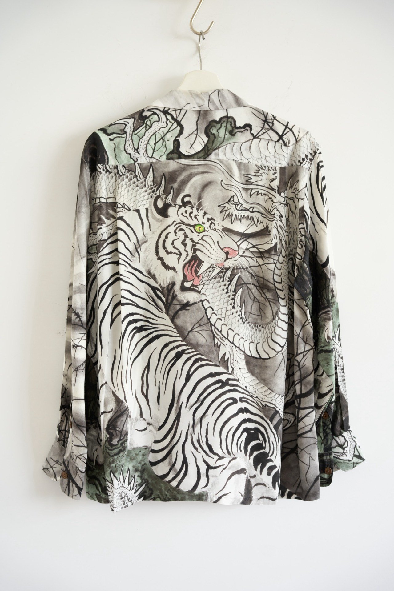 Wacko Maria Dragon-Tiger Print Shirt — front
