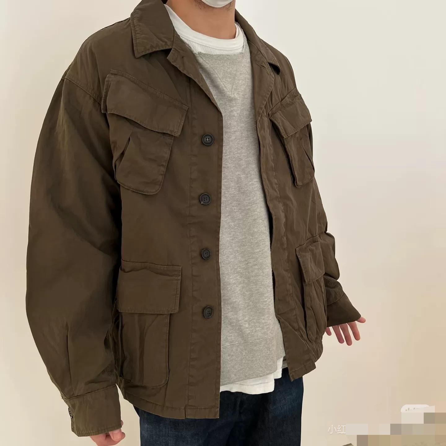 visvim TROPICAL COMBAT JKT 22ss — label