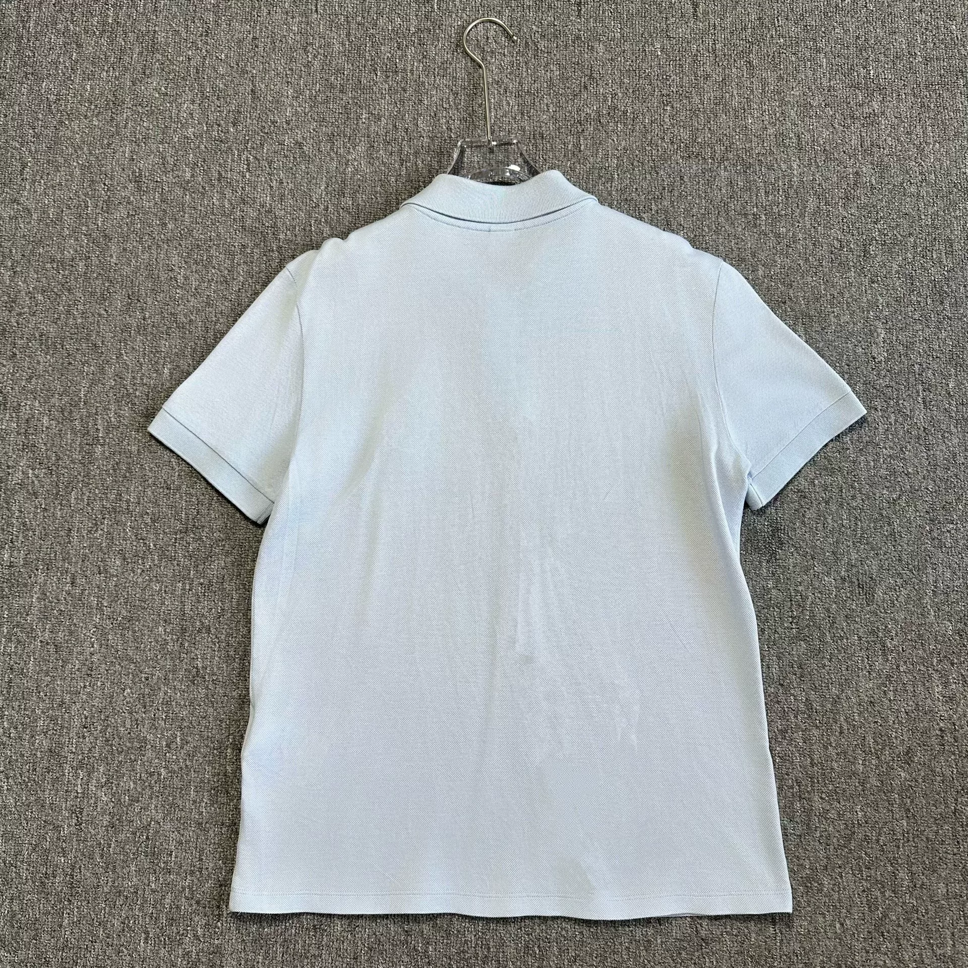 Berluti Light Blue Short-Sleeve Polo — back