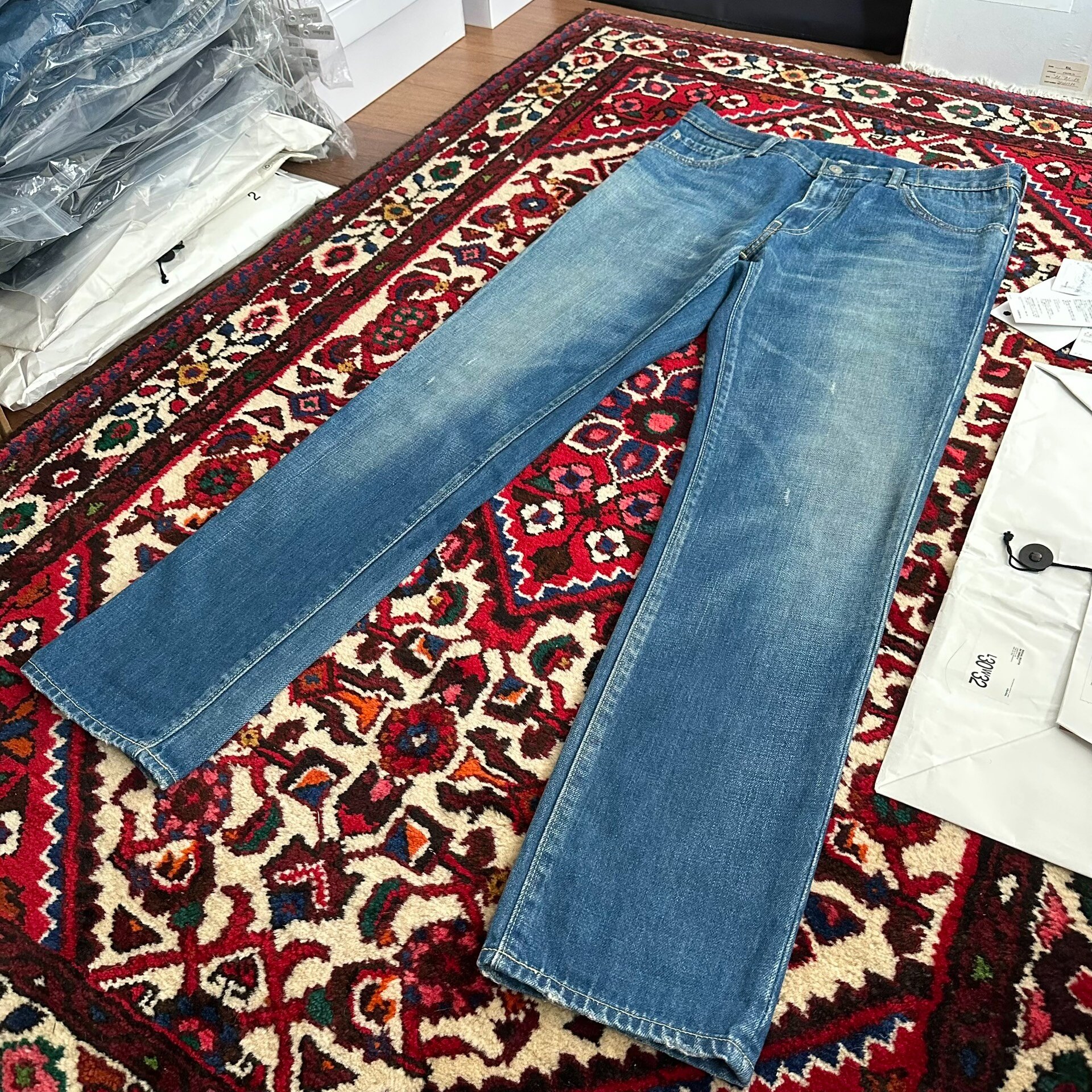 visvim 16aw 04d5 Washed Jeans — label