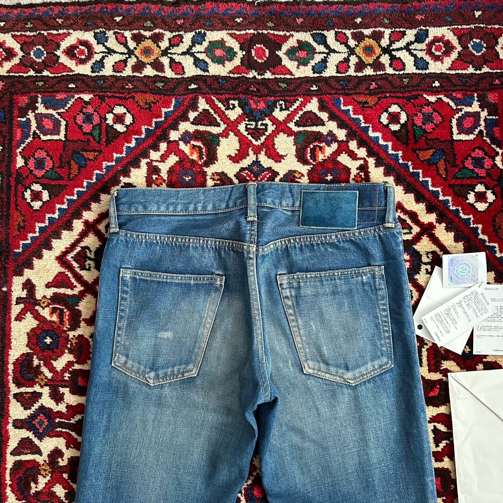 visvim 16aw 04d5 Washed Jeans — back