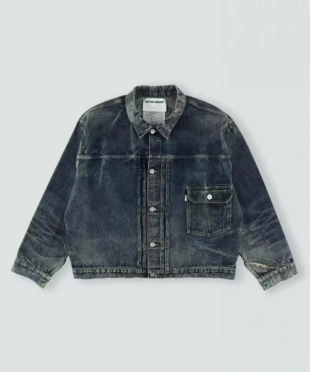 KAPTAINSUNSHINE x NewManual Denim Jacket — front